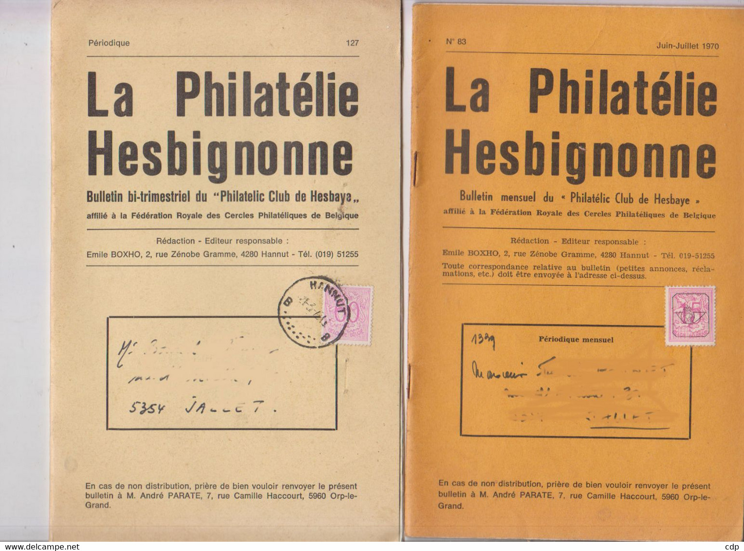 La Philatélie Hesbignonne   40 N° - Französisch