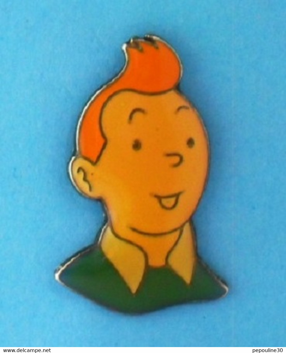 1 PIN'S  //  ** BD / TINTIN & MILOU / TINTIN ** . (© HERGÉ Coinderoux-Corner) - BD