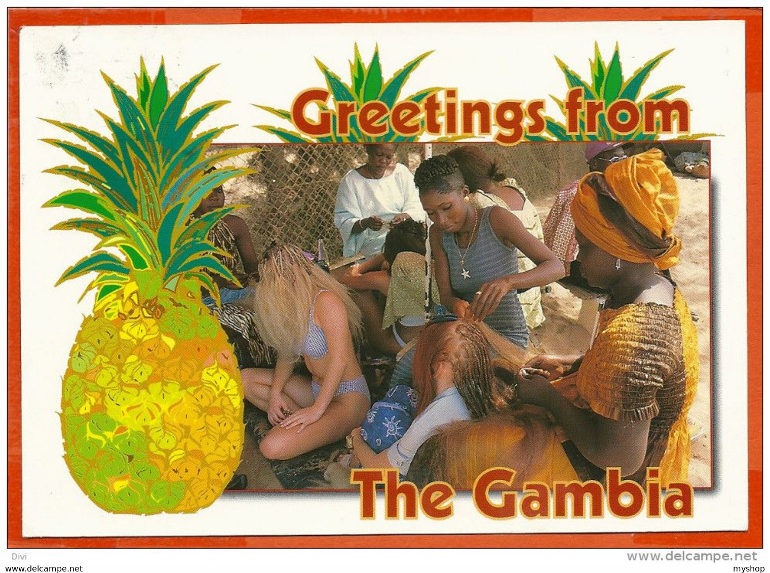 E043, * GREETINGS From THE GAMBIA * SENT With STAMP - Gambia