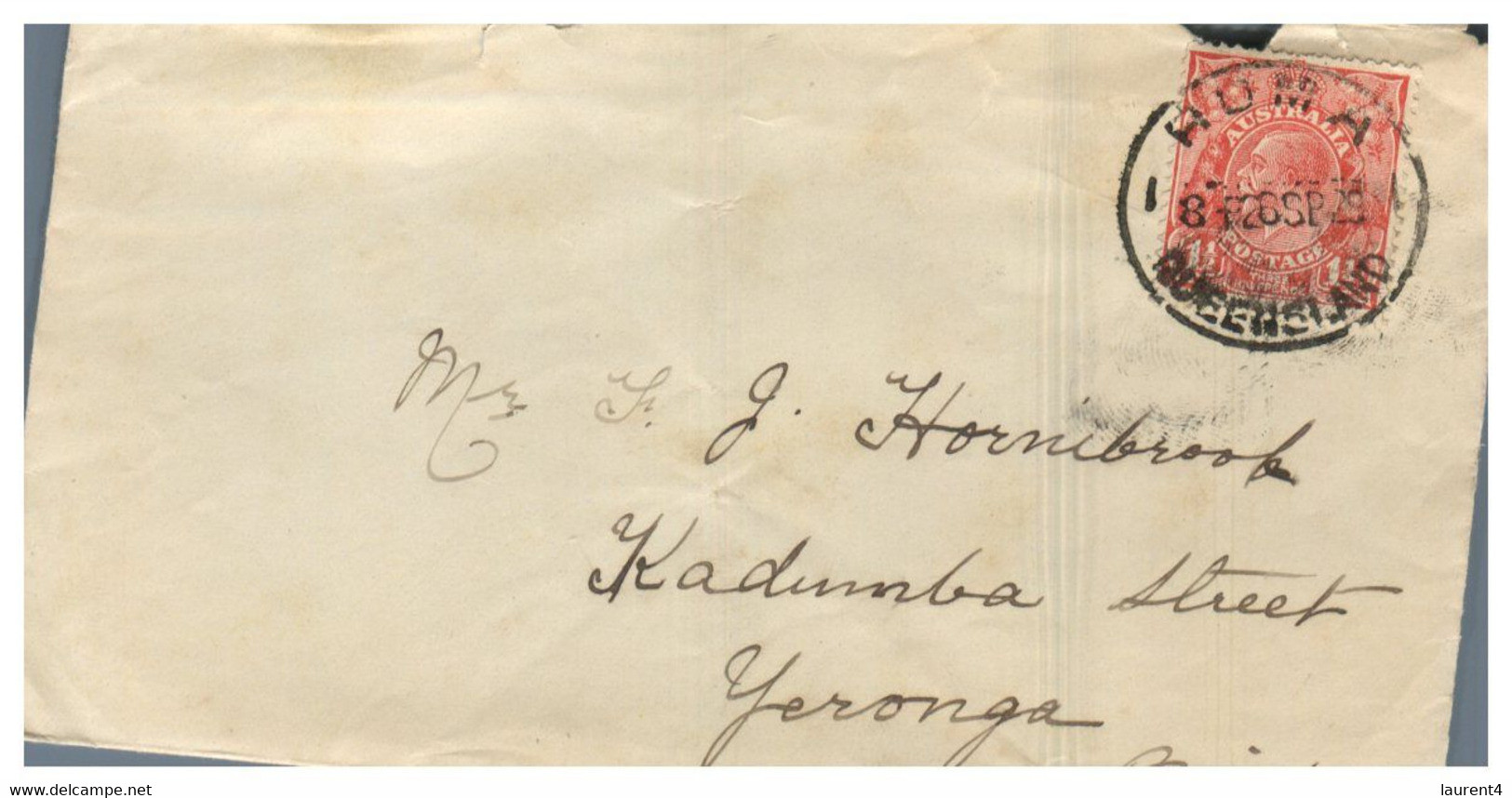 (T 4) Australia - Older Posted Covers (2 Covers - King) Posted Within Queesnland - Lettres & Documents