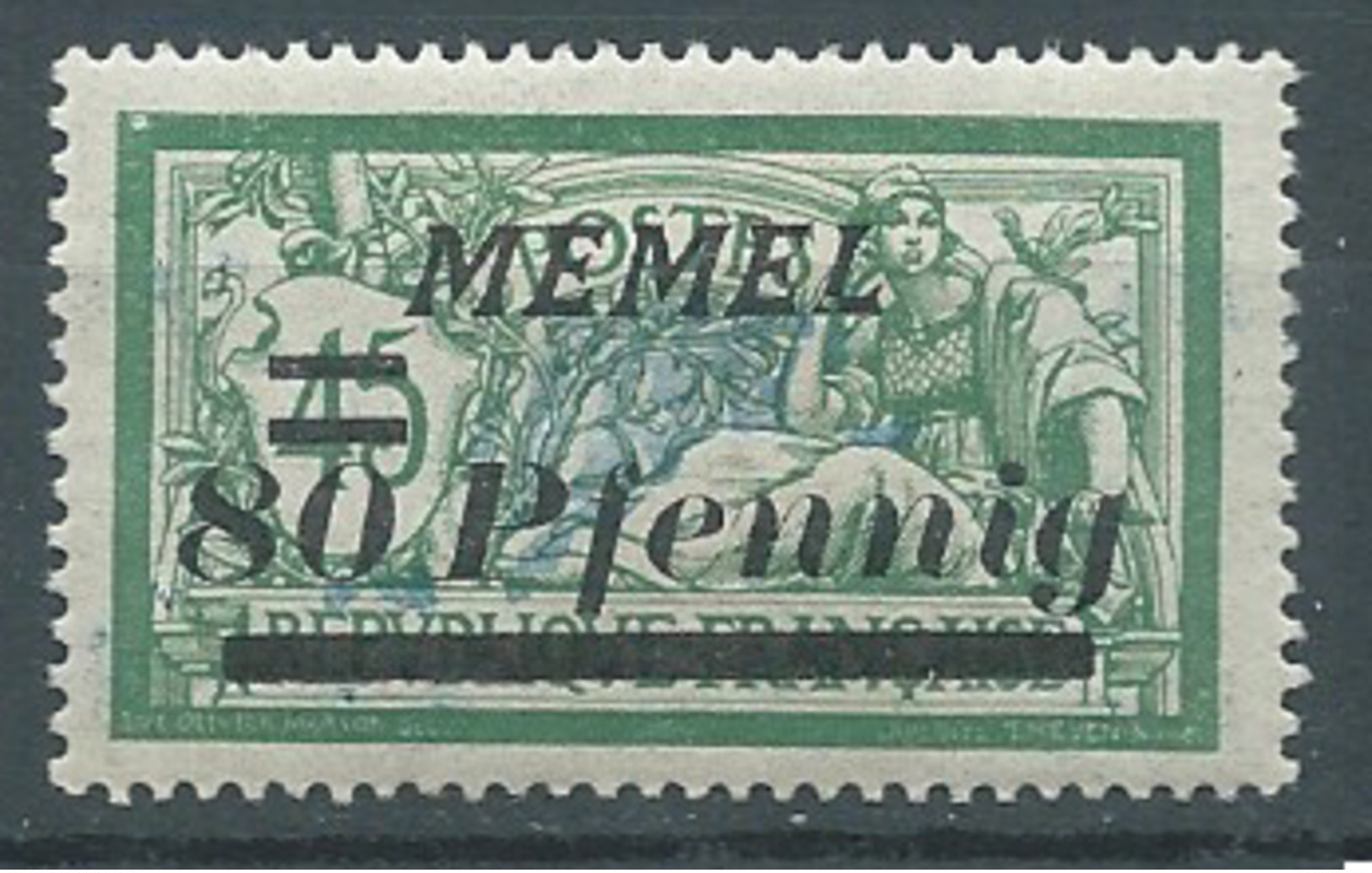 Memel YT N°56 Merson Surchargé Neuf/charnière * - Nuovi