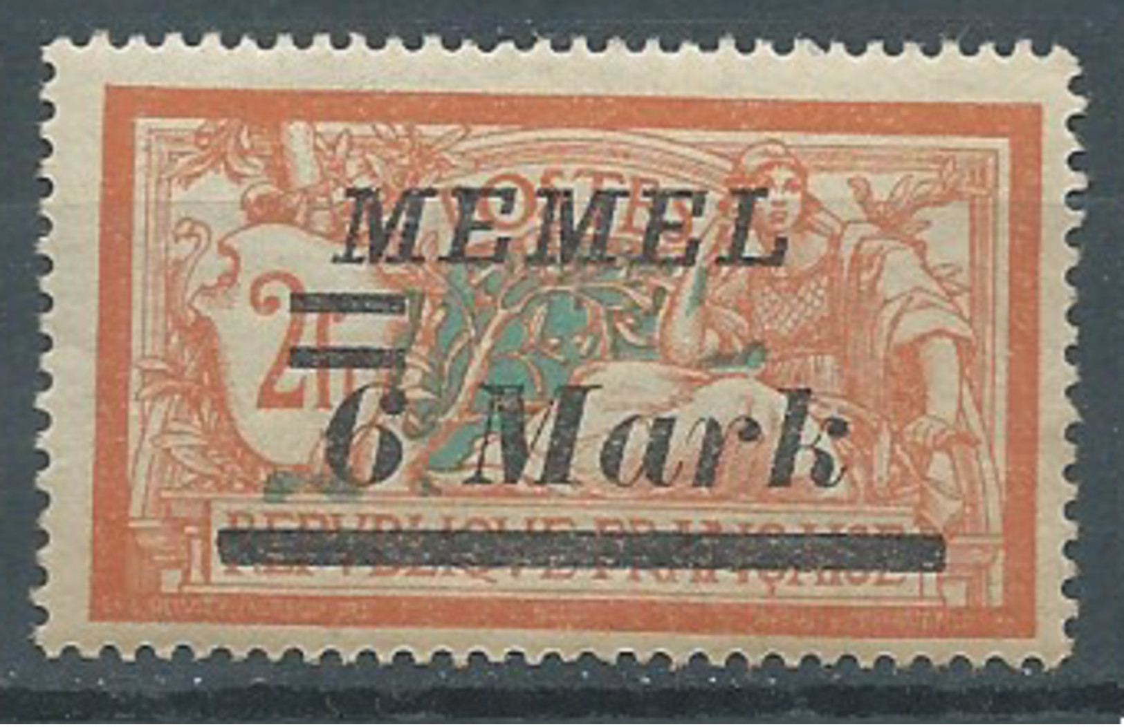 Memel YT N°63 Merson Surchargé Neuf/charnière * - Nuovi