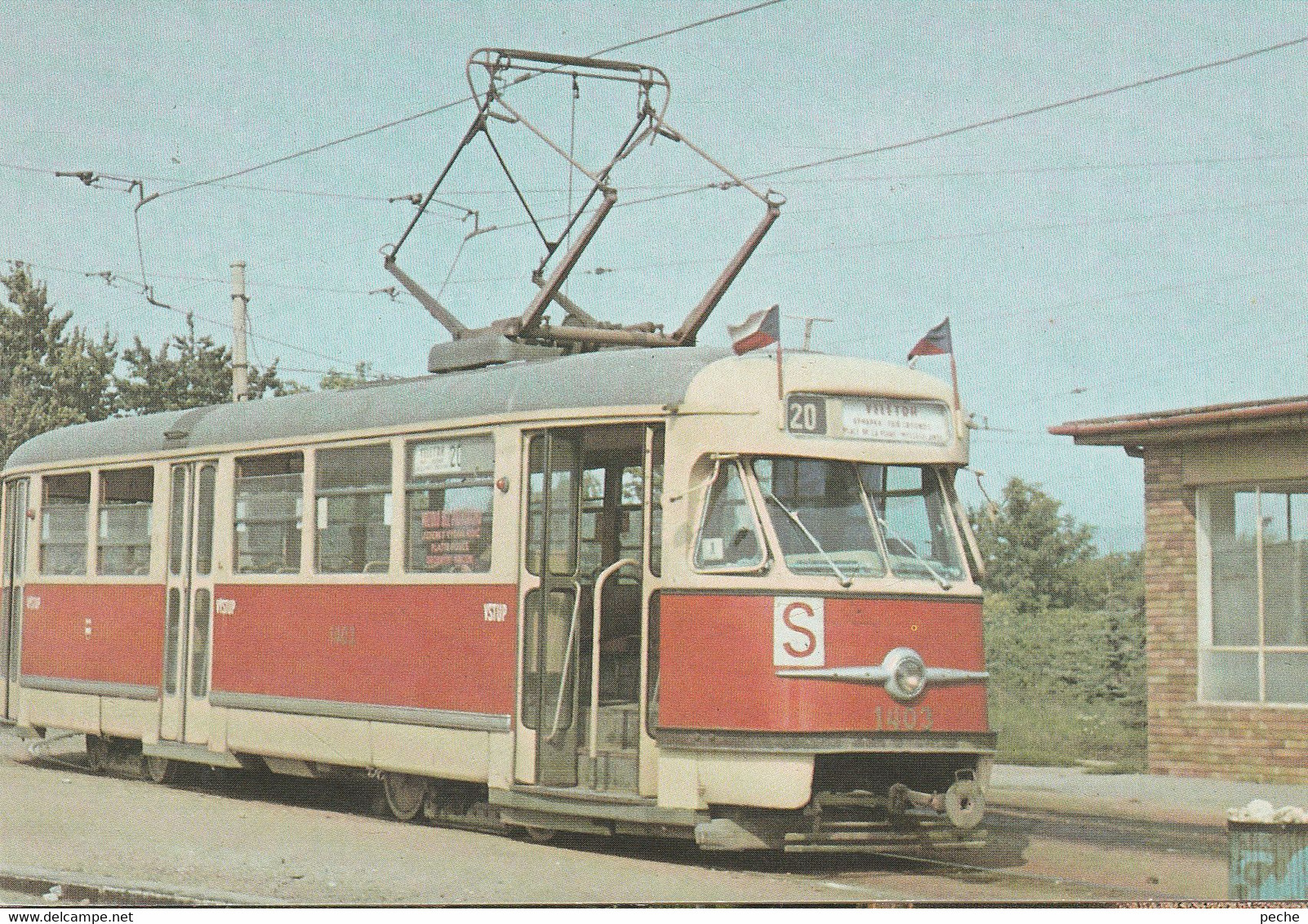 N°7141 R -cpm Tramway T H 1403 -Tatra- Rok Vyroby -Tchèque-Polonais - Strassenbahnen