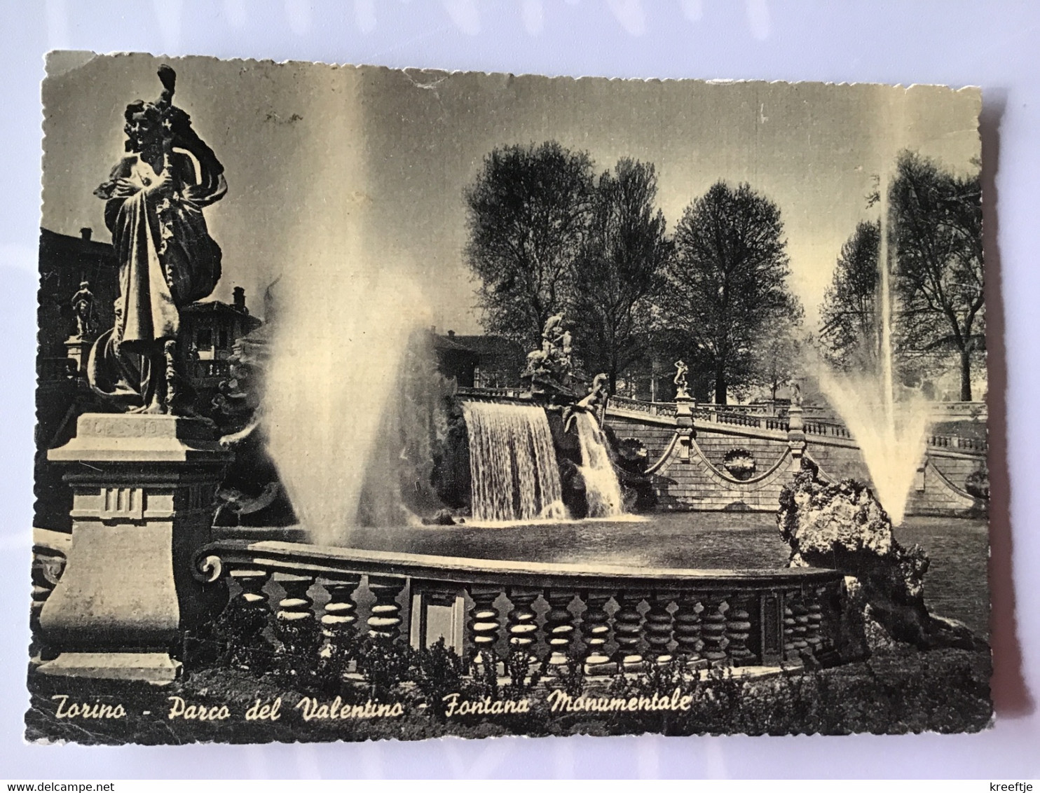 Italia Italië Italie Italy Italien Torino Parco Del Valentino. Fontana Monumentale 1960 - Parken & Tuinen