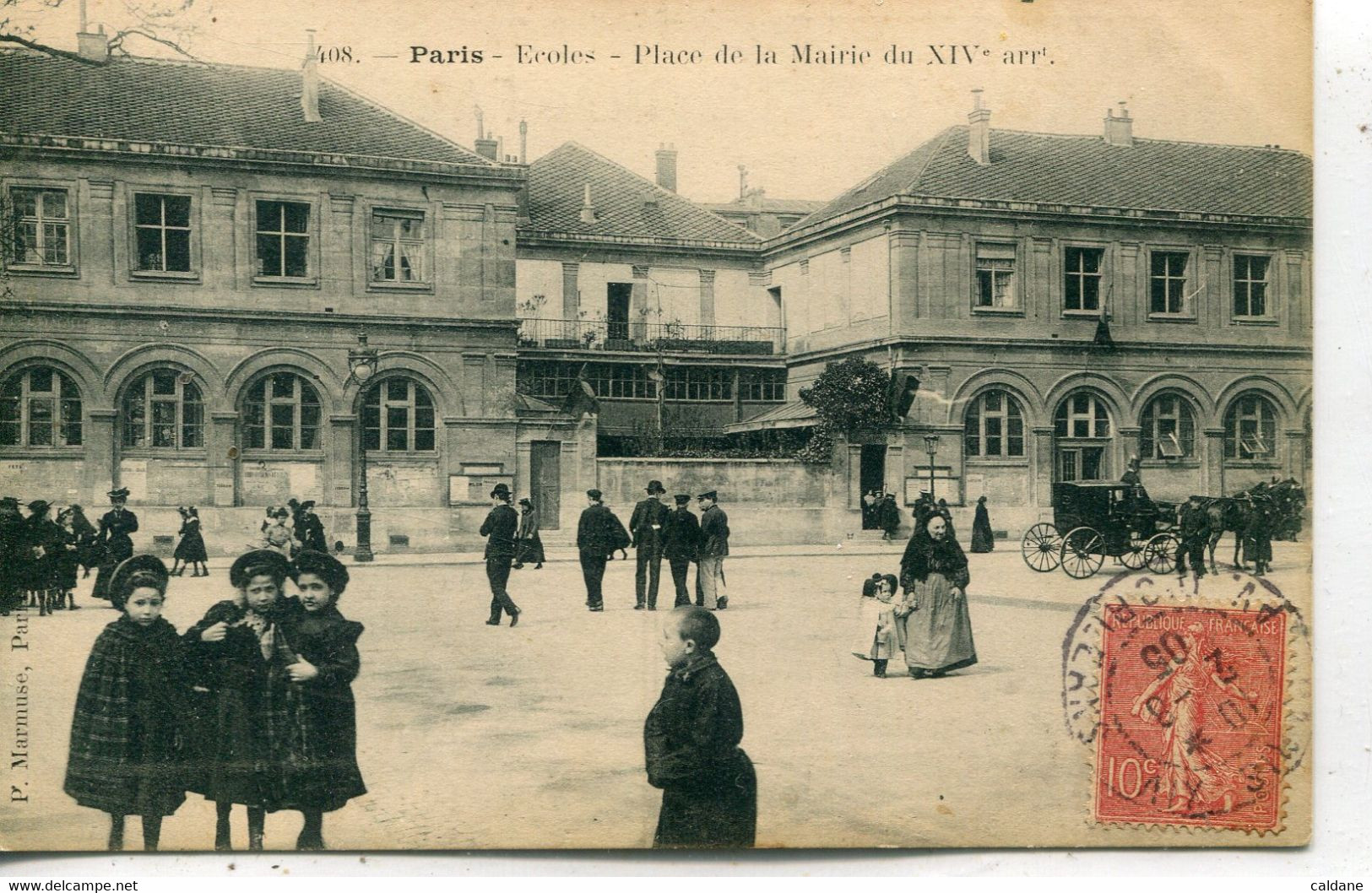 -75-PARIS  XIV -  Ecoles - Place  De  La  Mairie - Arrondissement: 14