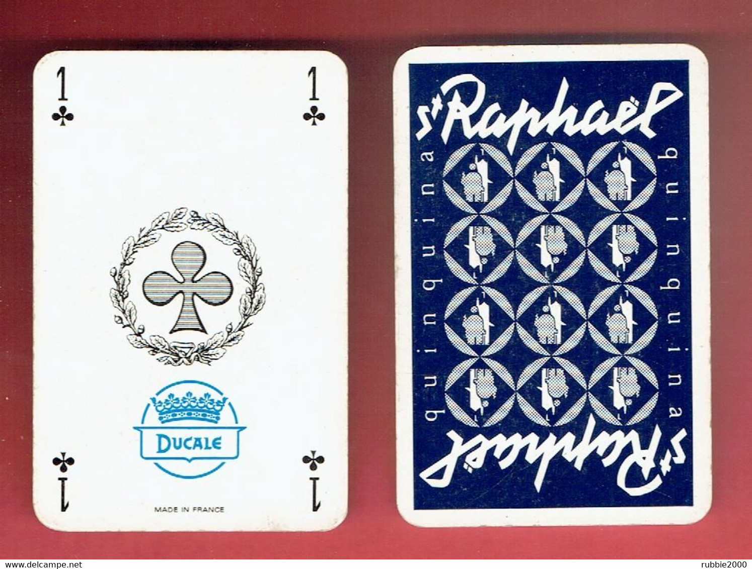 SAINT RAPHAEL QUINQUINA JEU PUBLICITAIRE DE 32 CARTES A JOUER EDITEUR DUCALE - 32 Cards