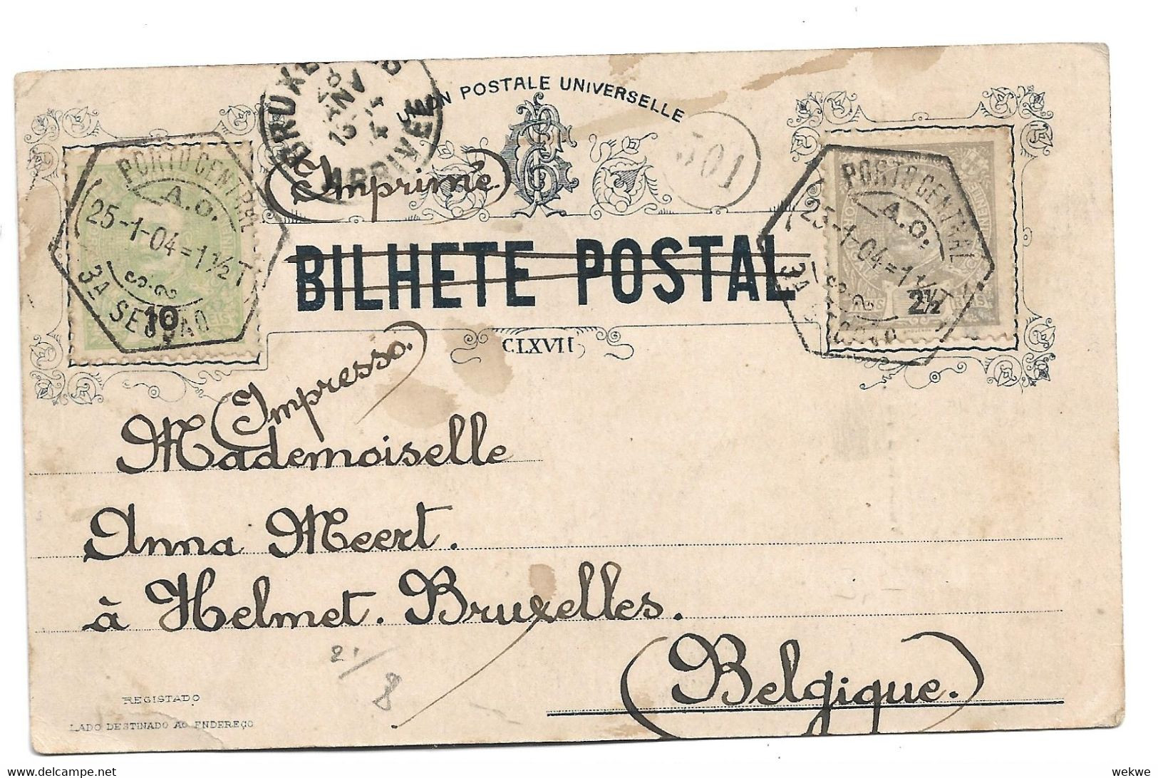 Por116 / PORTUGAL - Buldkarte Porto 1904 - Andere & Zonder Classificatie