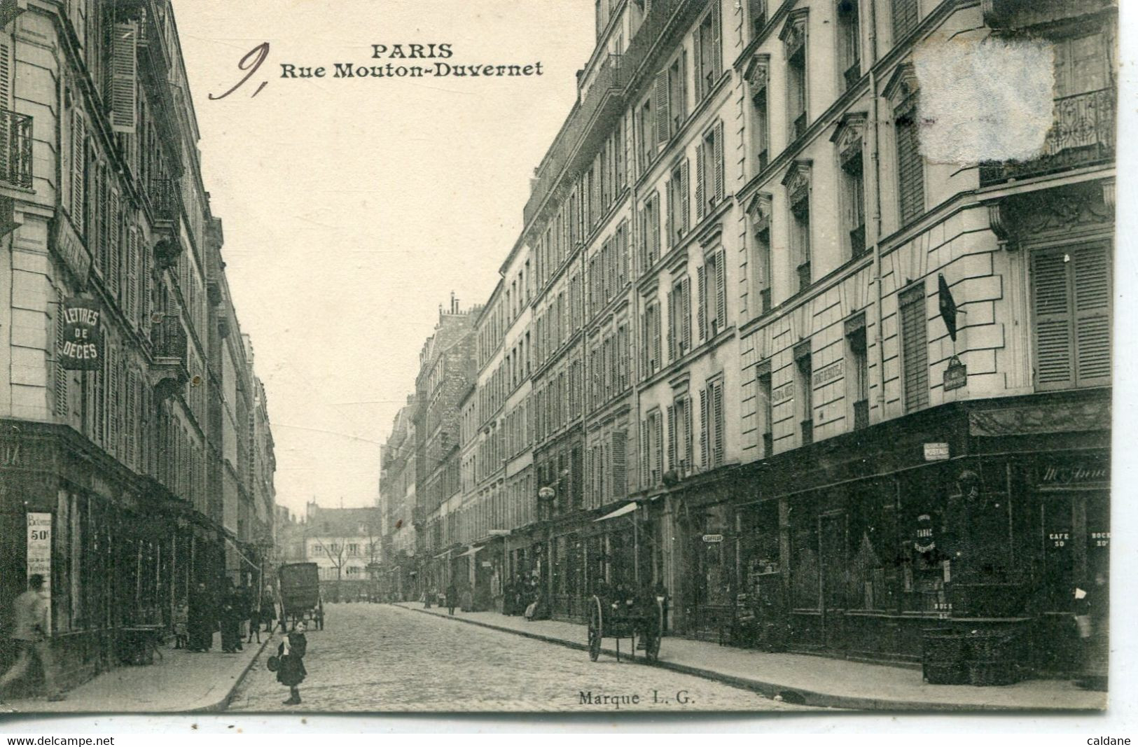 -75-PARIS  XIV -   Rue  Mouton-Duvernet - Arrondissement: 14