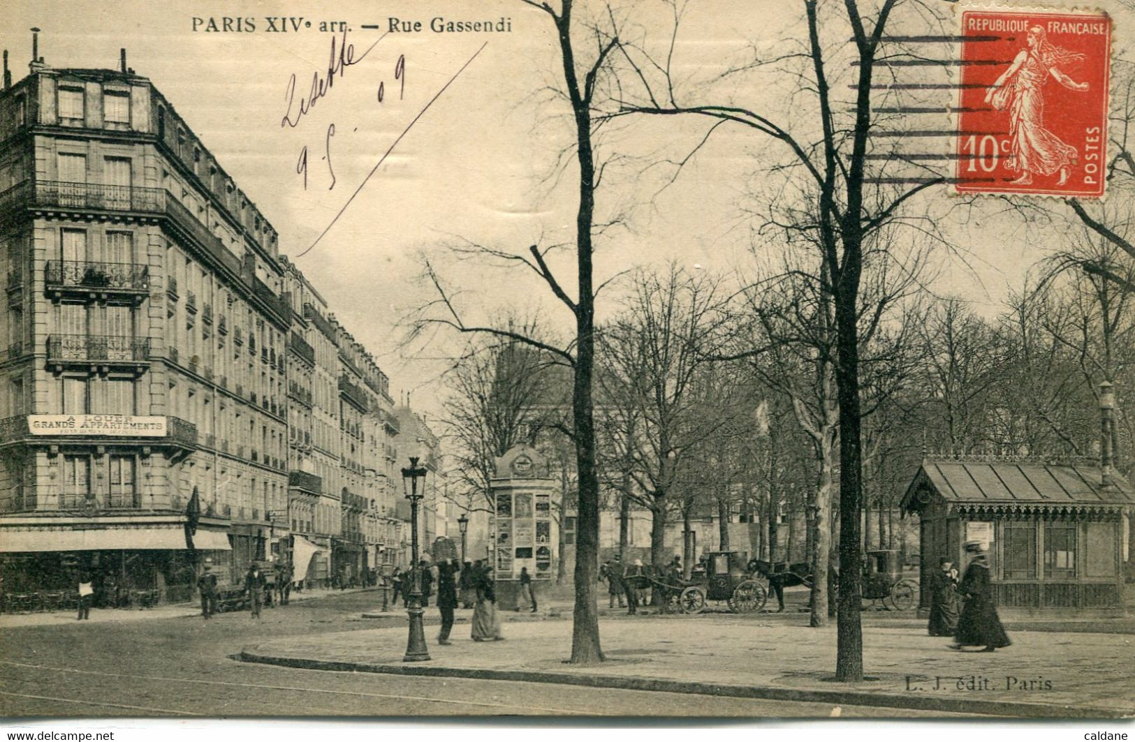 -75-PARIS  XIV -  La  Rue  Gassendi - Arrondissement: 14