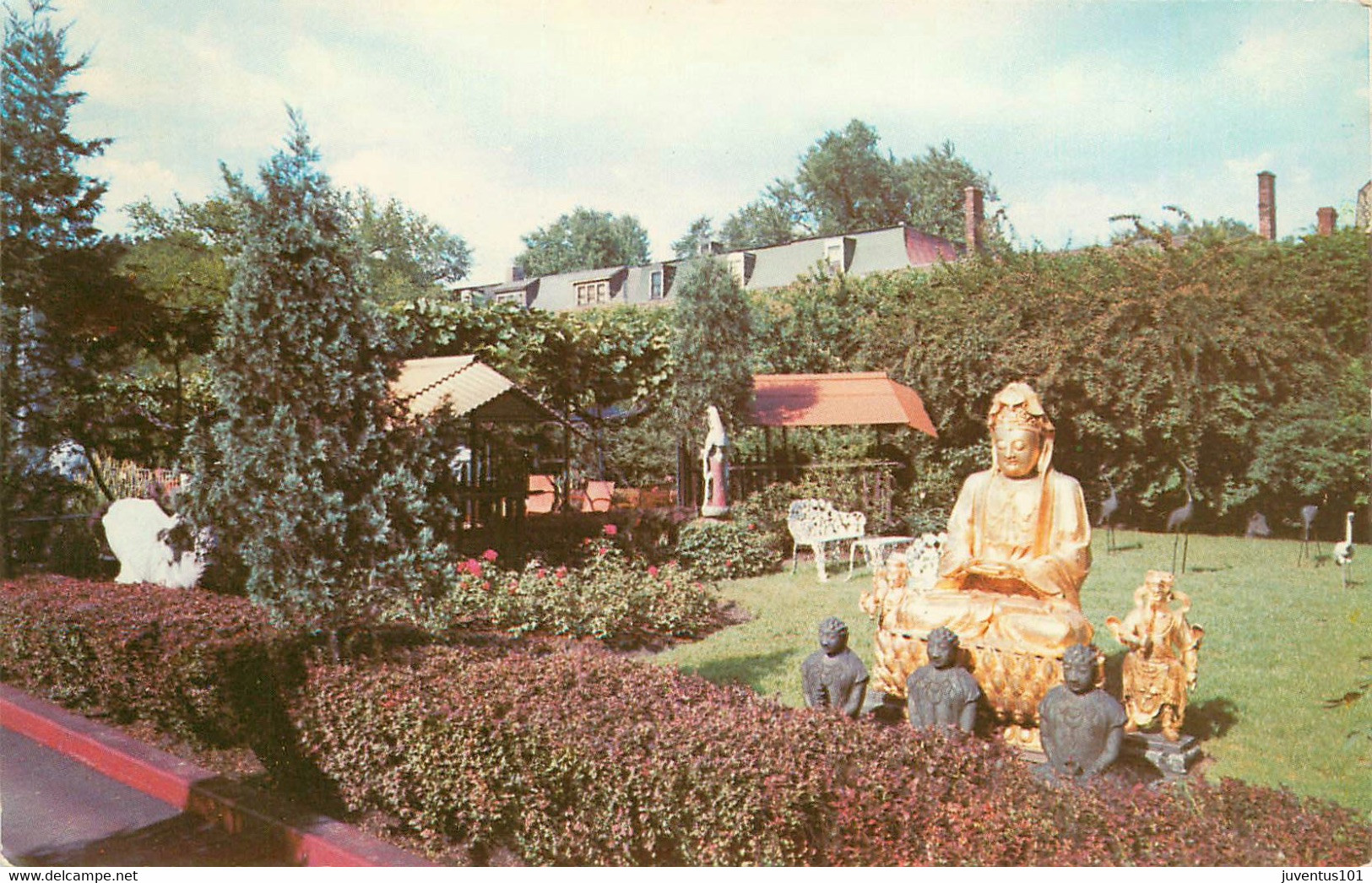 CPSM Davenport-Buddhas In The Palmer Chiropractic Clinic Gardens    L4 - Davenport