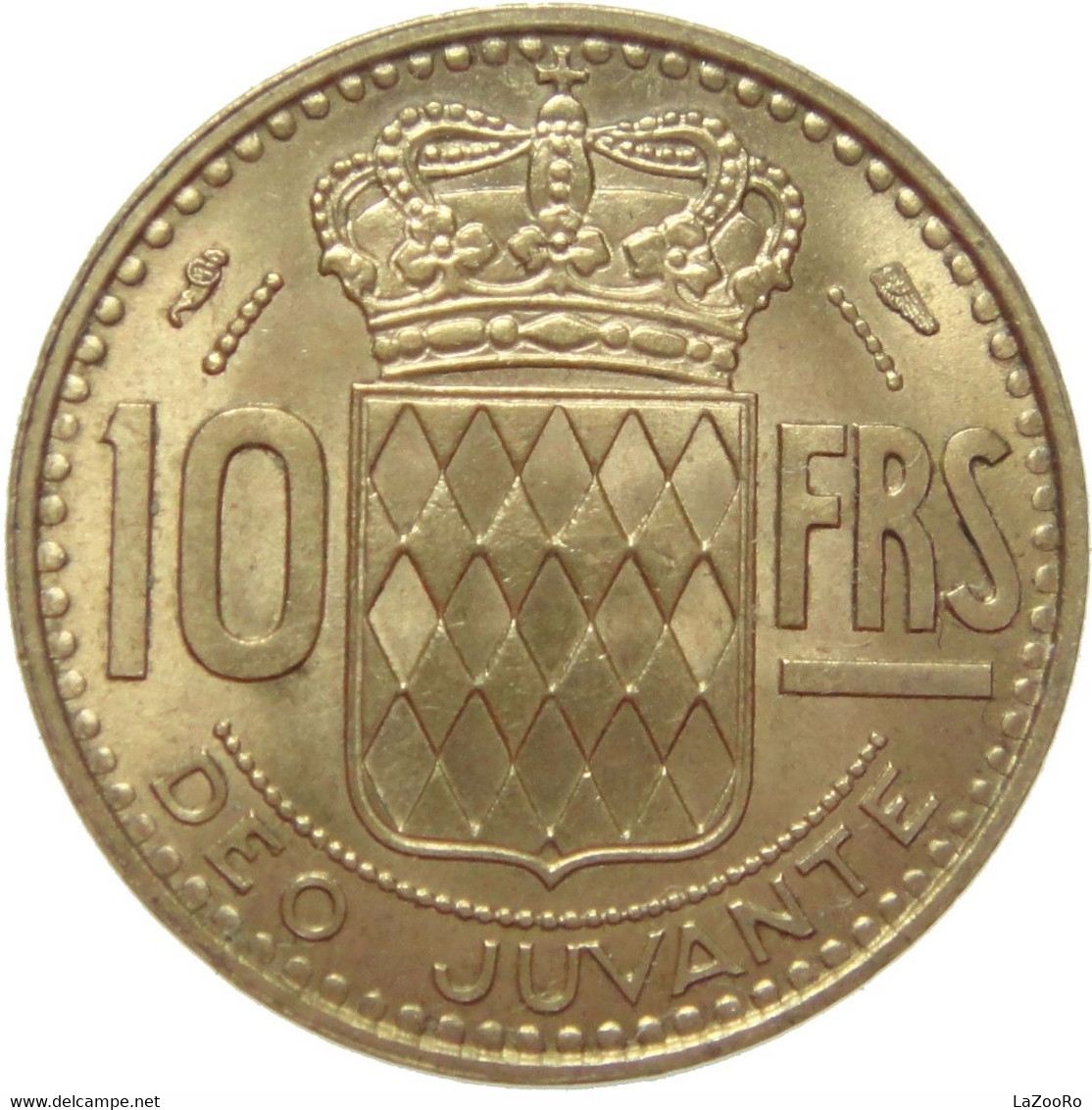 LaZooRo: Monaco 10 Francs 1950 UNC - 1949-1956 Oude Frank