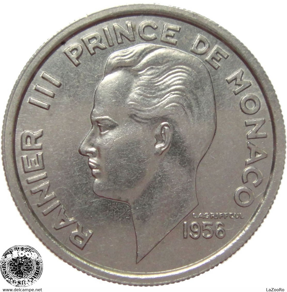 LaZooRo: Monaco 100 Francs 1956 UNC - 1949-1956 Francos Antiguos