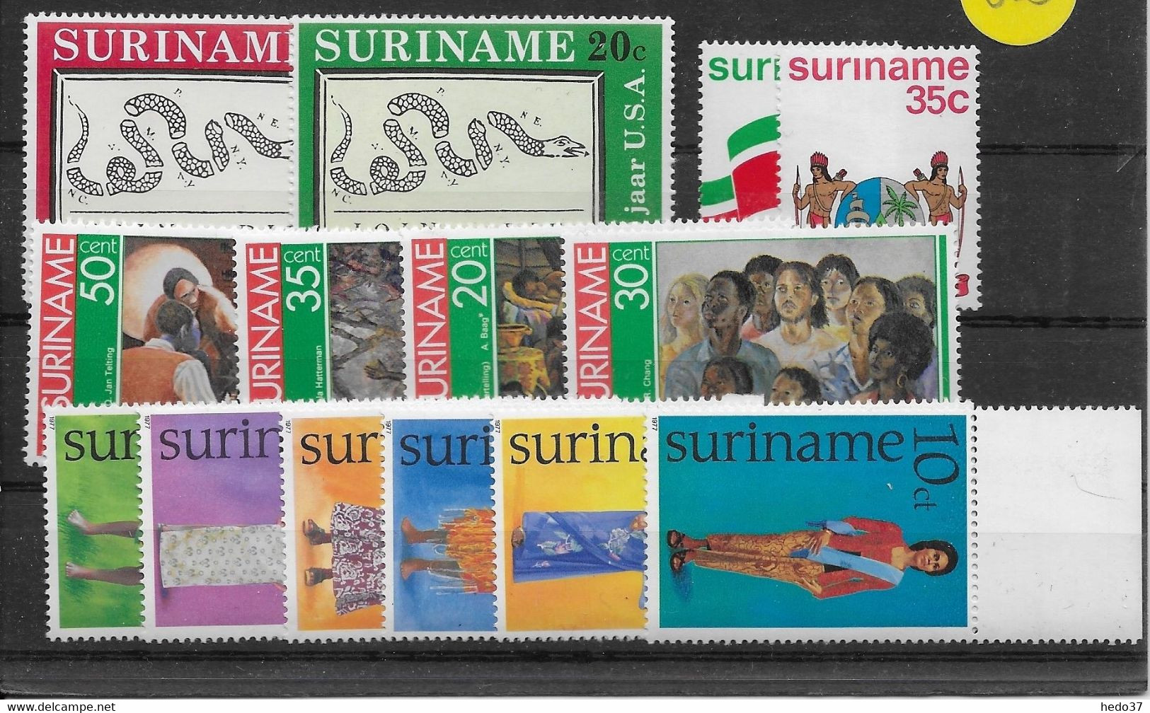 Surinam - Timbres Année 1976 - Neufs ** Sans Charnière - TB - Suriname