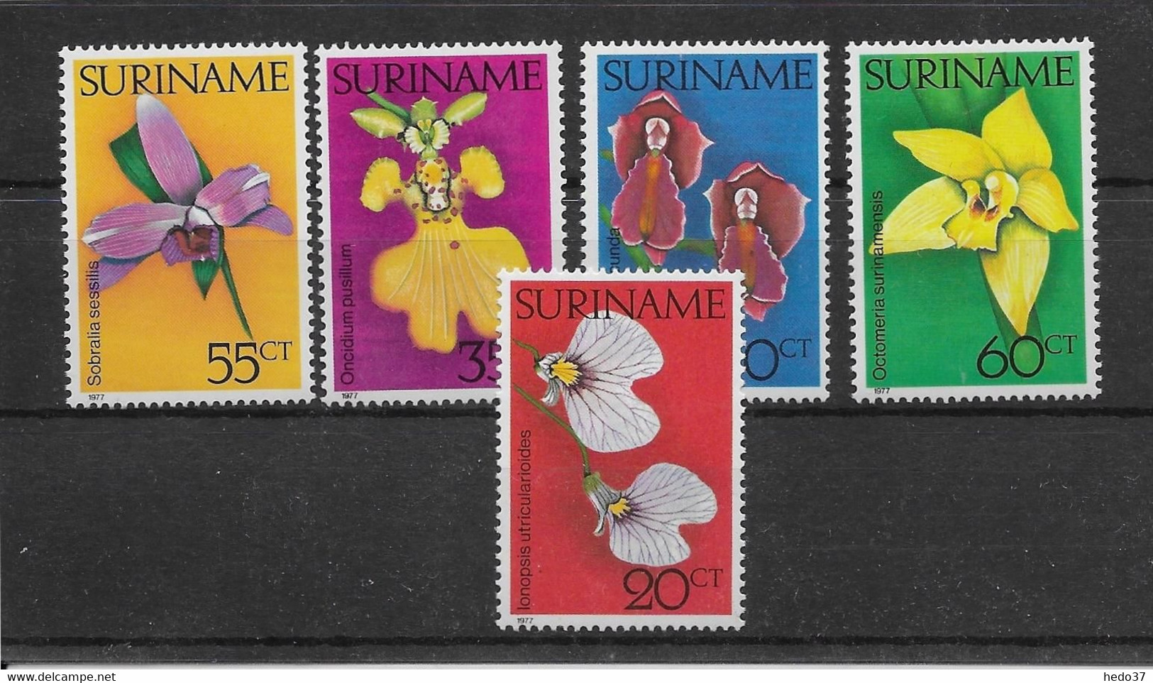 Surinam N°665/669 - Orchidées - Neufs ** Sans Charnière - TB - Suriname