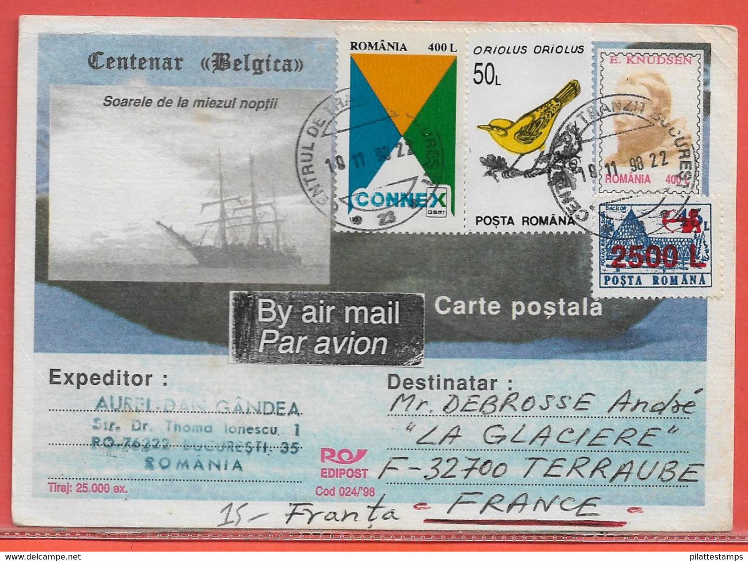 POLAIRE ROUMANIE ENTIER POSTAL DE 1998 - Otros & Sin Clasificación