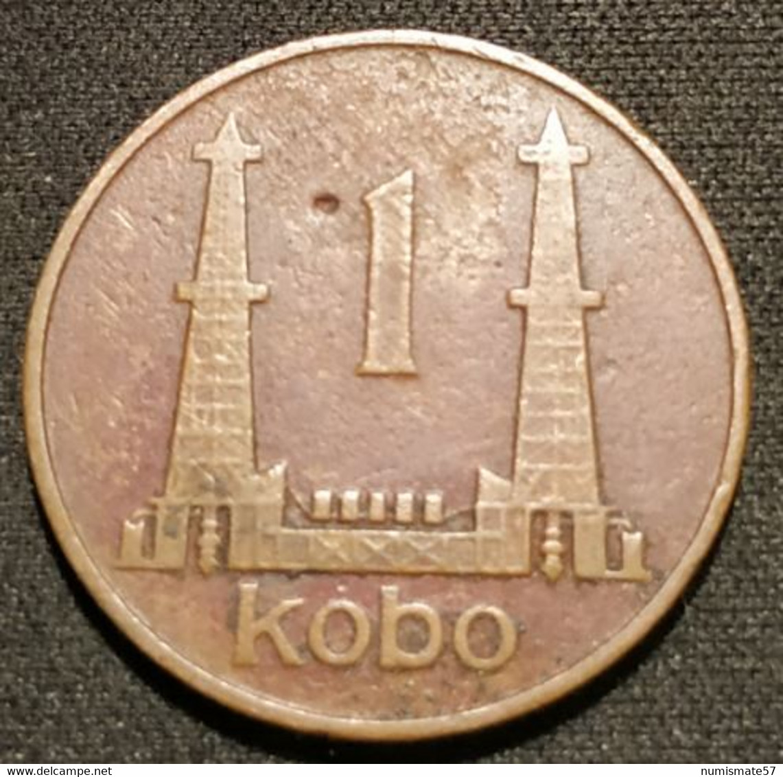 NIGERIA - 1 KOBO 1973 - KM 8.1 - Nigeria