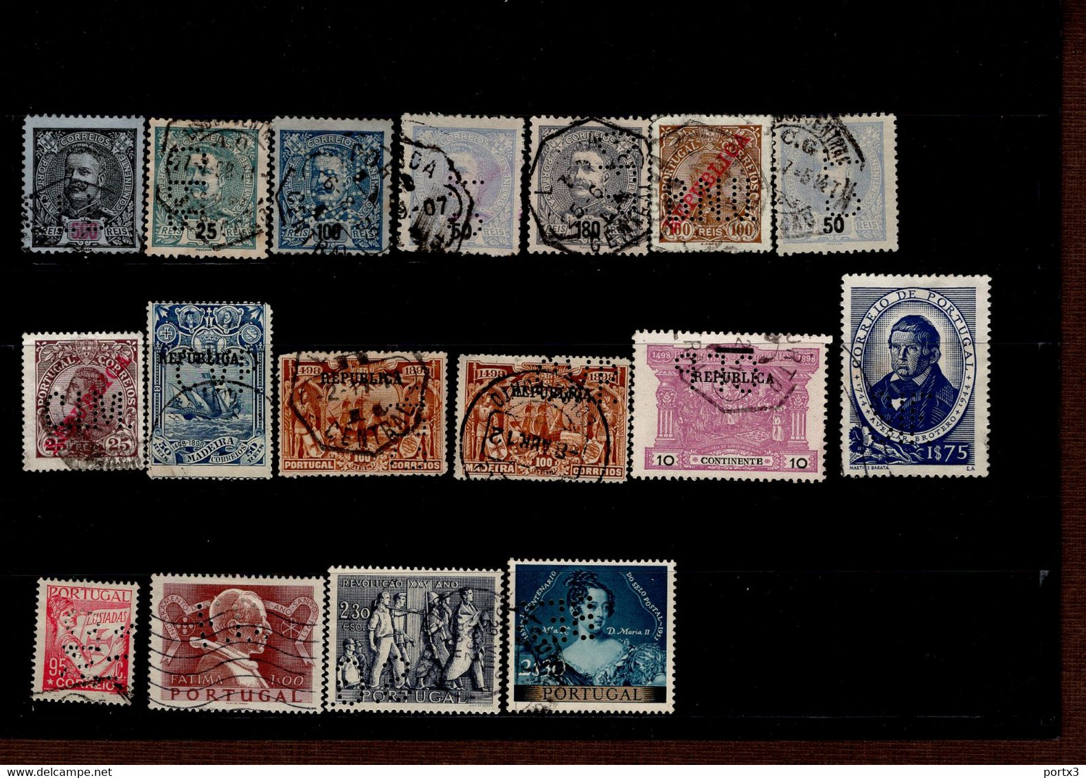 Konvolut Lochungen Gestempelt /used (1) - Used Stamps