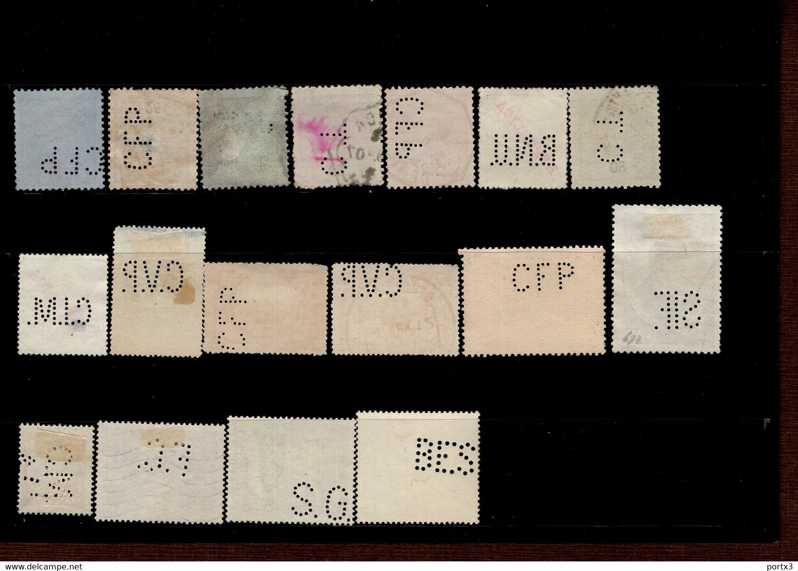 Konvolut Lochungen Gestempelt /used (1) - Used Stamps