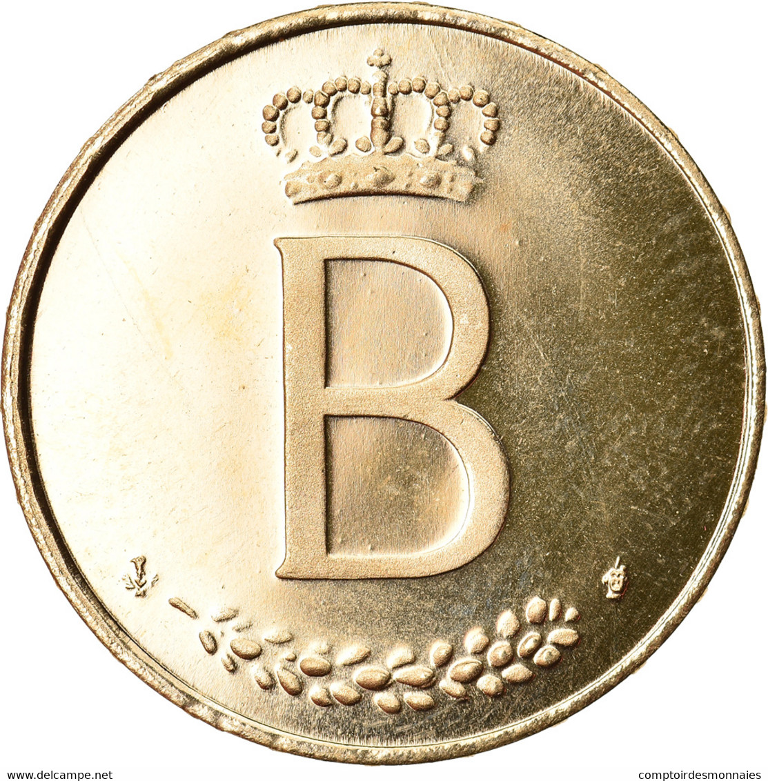 Monnaie, Belgique, Baudouin I, 20 Francs, 20 Frank, 1976, FDC, Or - Unclassified