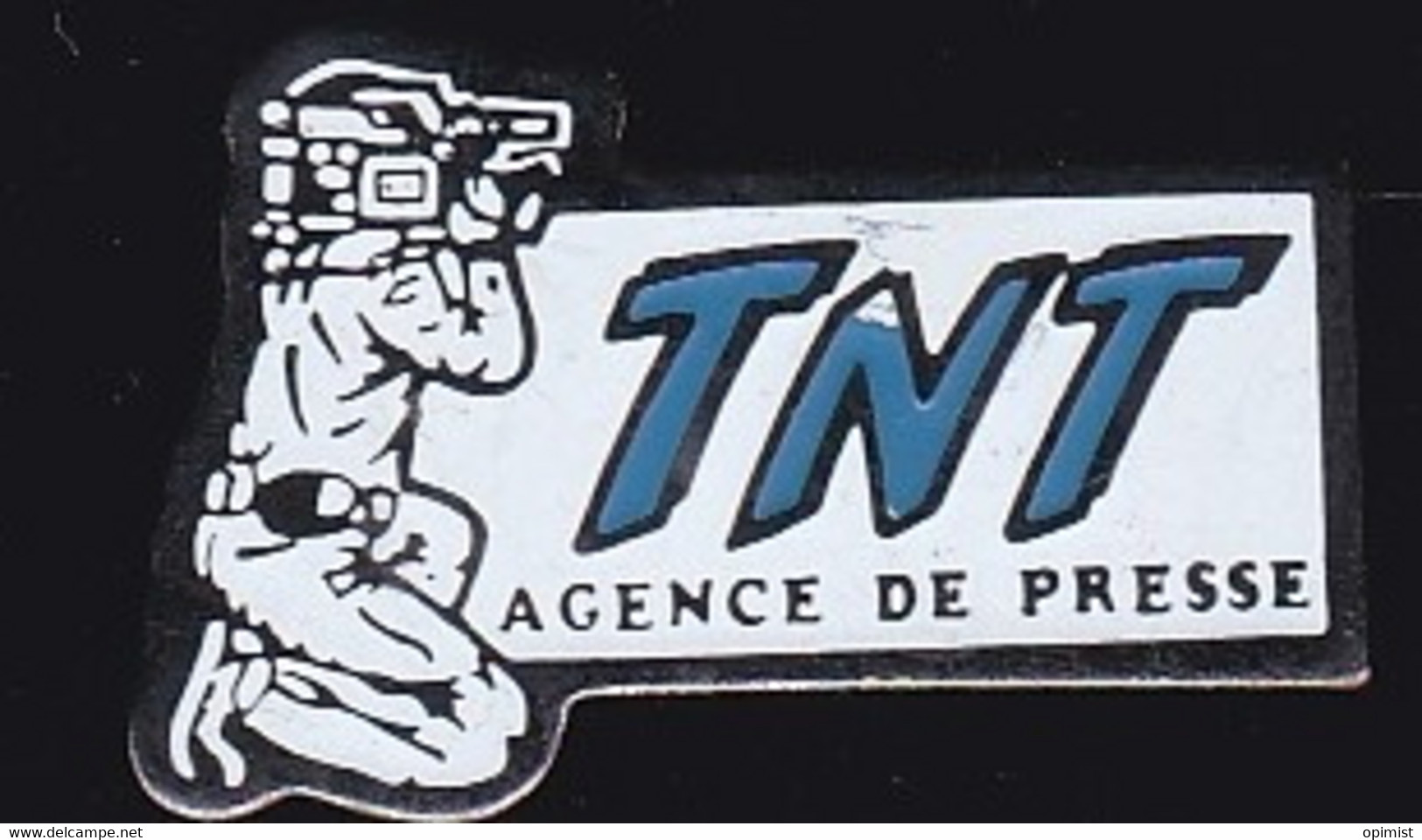 67768-Pin's.TNT.agence De Presse.medias.caméra. - Médias