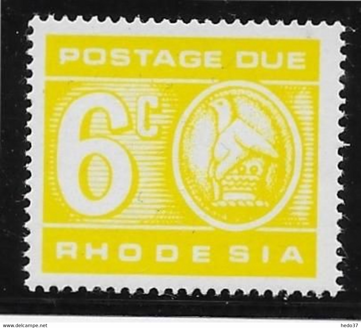 Rhodesie Taxe N°21 - Neuf ** Sans Charnière - TB - Rhodésie (1964-1980)