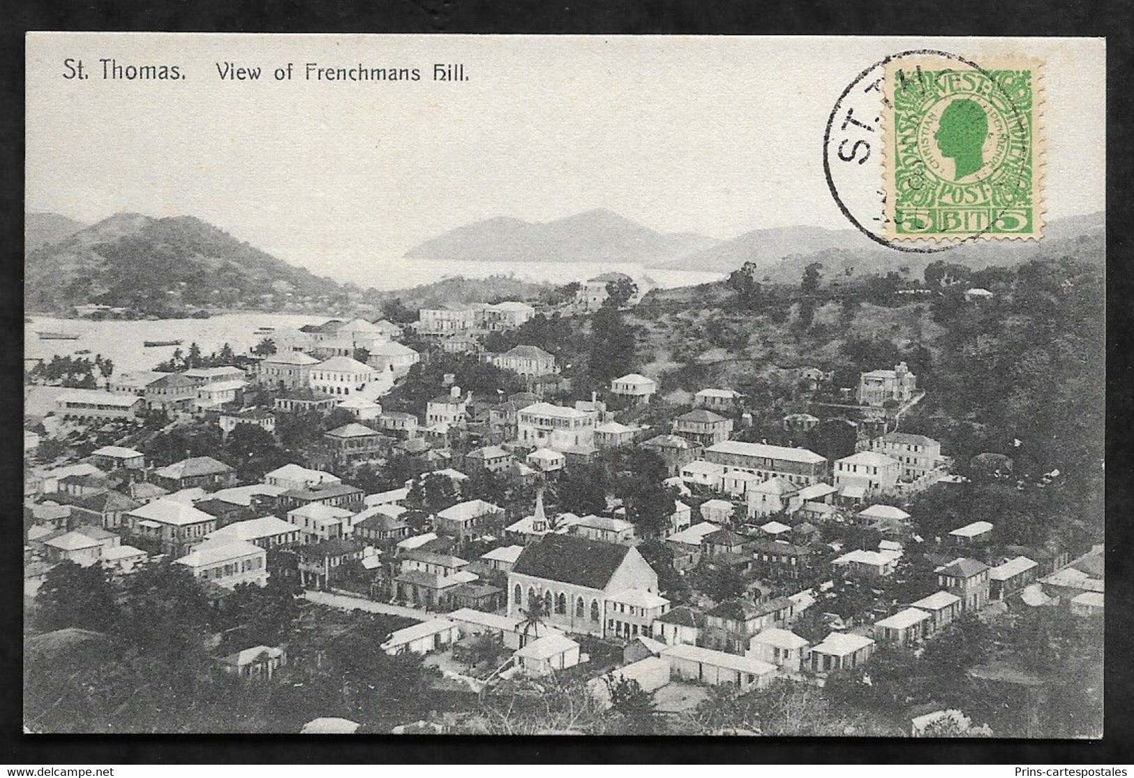 CPA Saint-Thomas  St Thomas View Of Frenchman's Hill - Islas Vírgenes Americanas