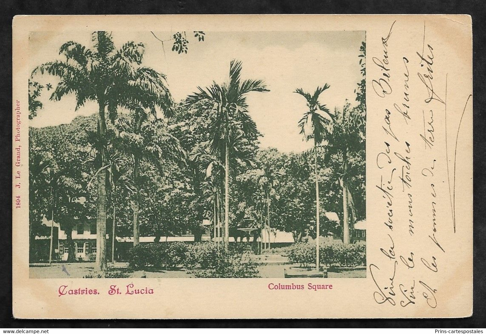 CPA Sainte-Lucie Castries, St Lucia, Columbus Square - Santa Lucía