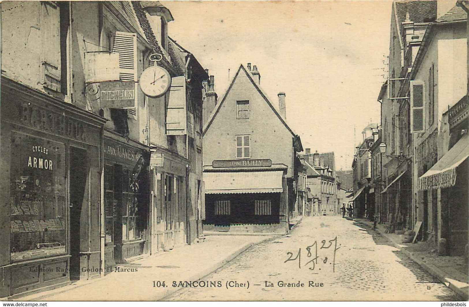 CHER  SANCOINS  La Grande Rue - Sancoins