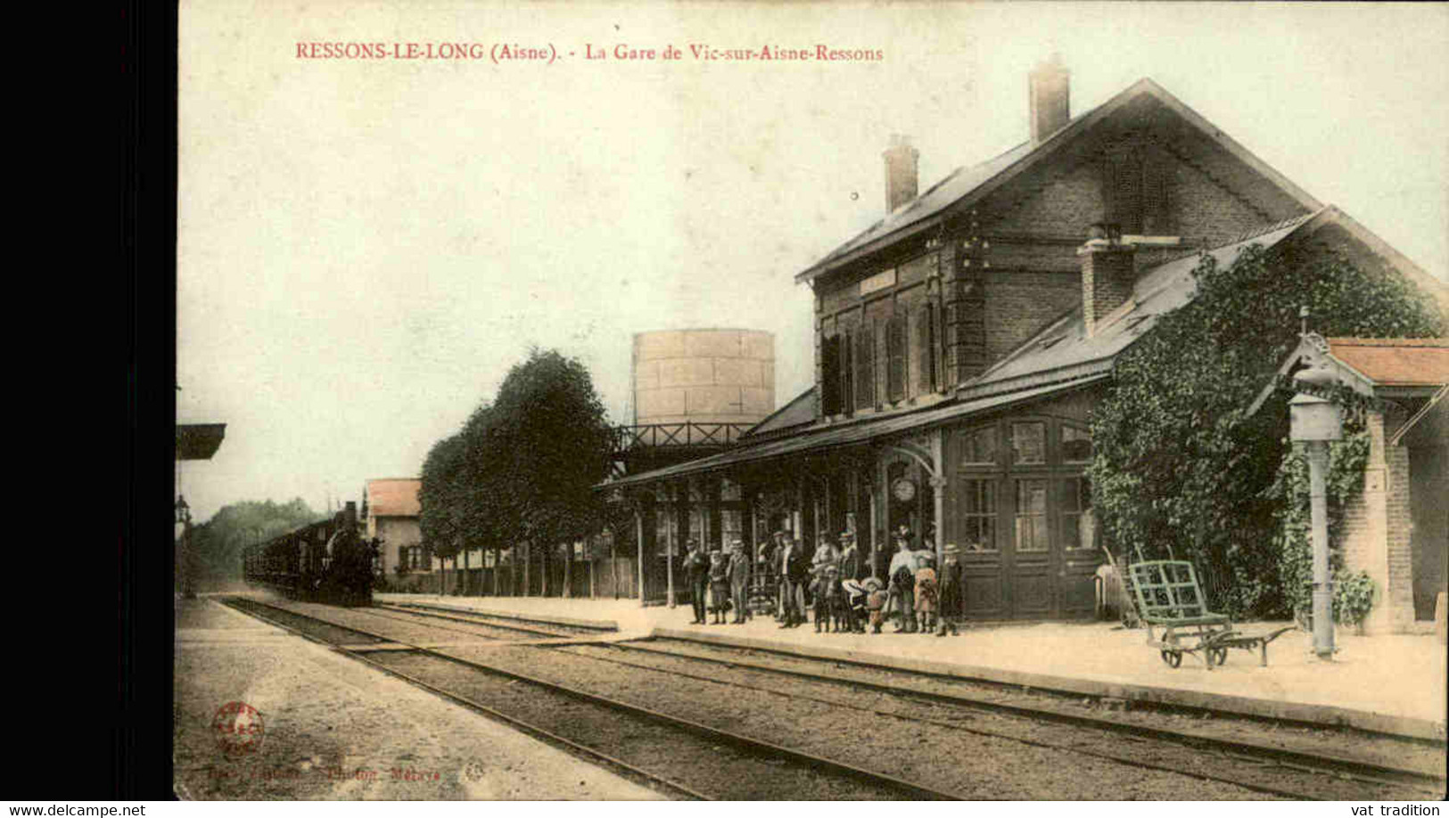 FRANCE - Carte Postale - Ressons Le Long - La Gare De Vic Sur Aisne - Ressons - L 74432 - Vic Sur Aisne