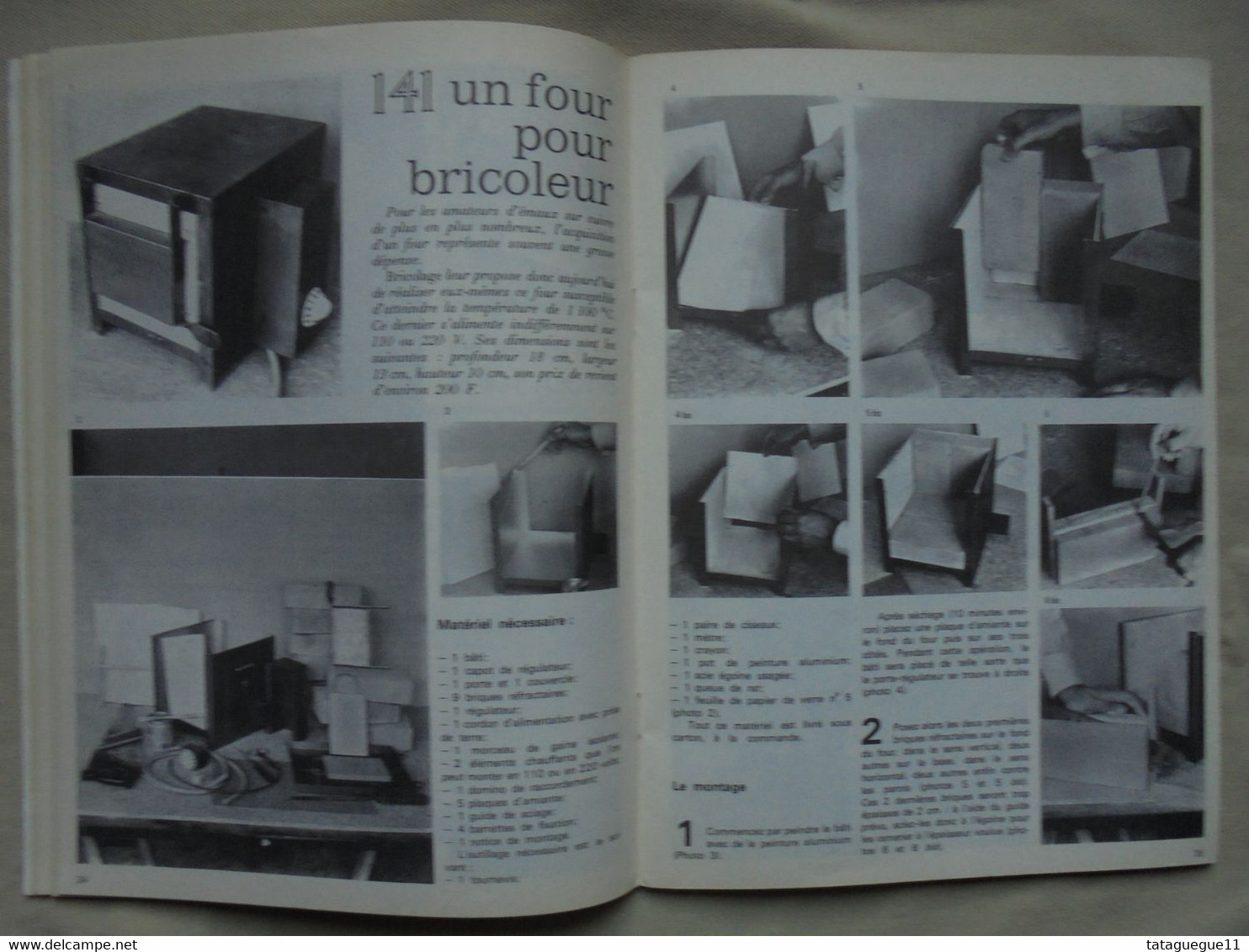 Ancien - Revue Bricolage dans la maison et le jardin N° 29 Décembre 1968