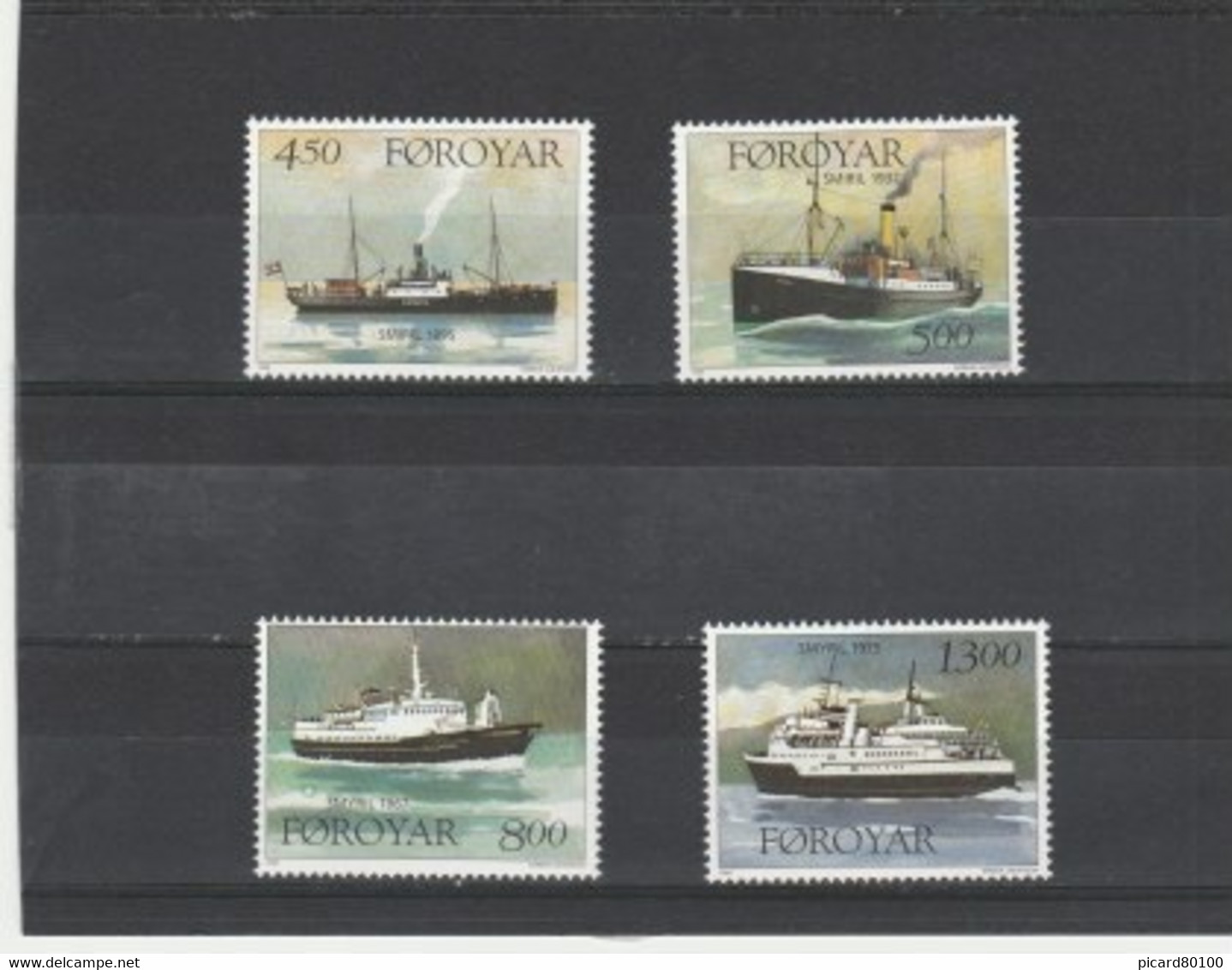 FEROE N° 344/347 SERIE NEUVE **LUXE MNH COTE 12.00EUROS - Faeroër