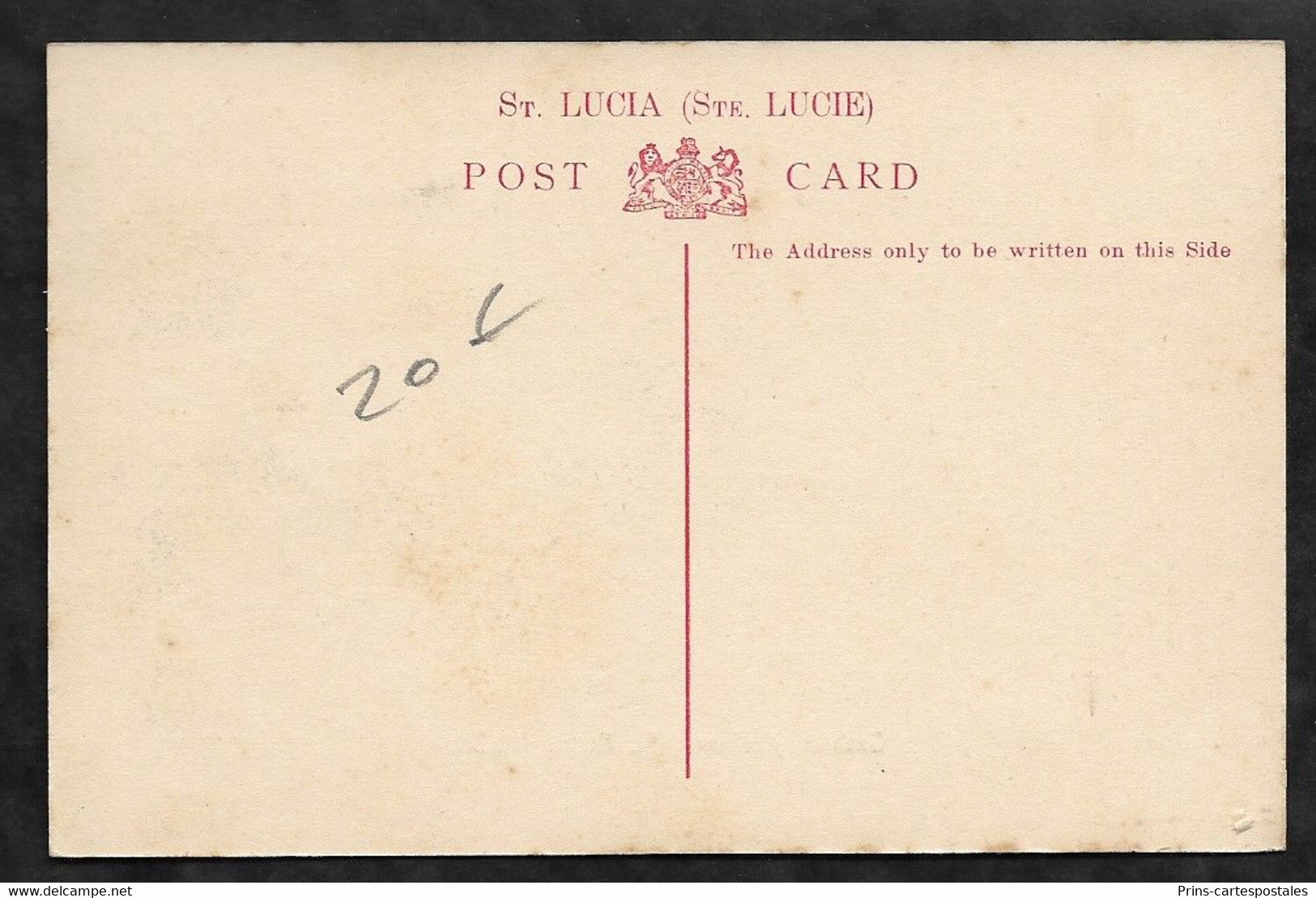 CPA Sainte-Lucie Castries Harbour, St Lucia, B.W.I. - Sainte-Lucie