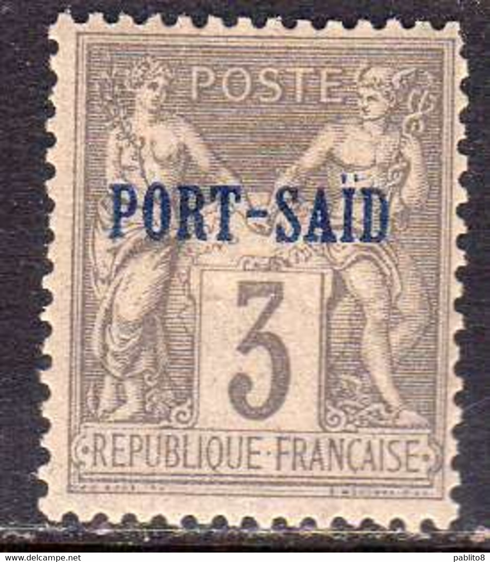 PORT SAID 1899 1900 NAVIGATION AND COMMERCE CENT. 3c MH - Neufs