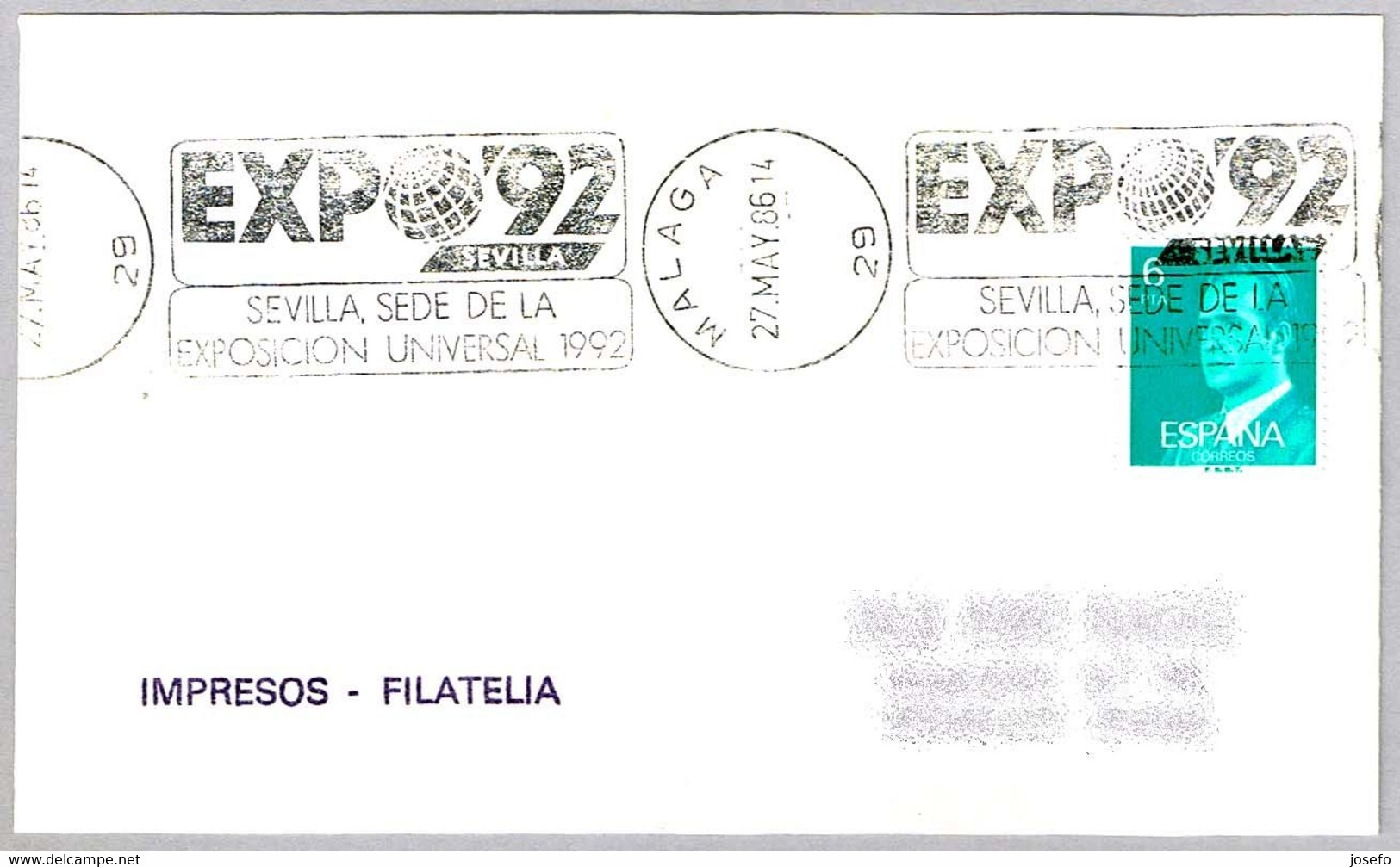 EXPO'92 - SEVILLA. Malaga, Andalucia, 1986 - 1992 – Siviglia (Spagna)