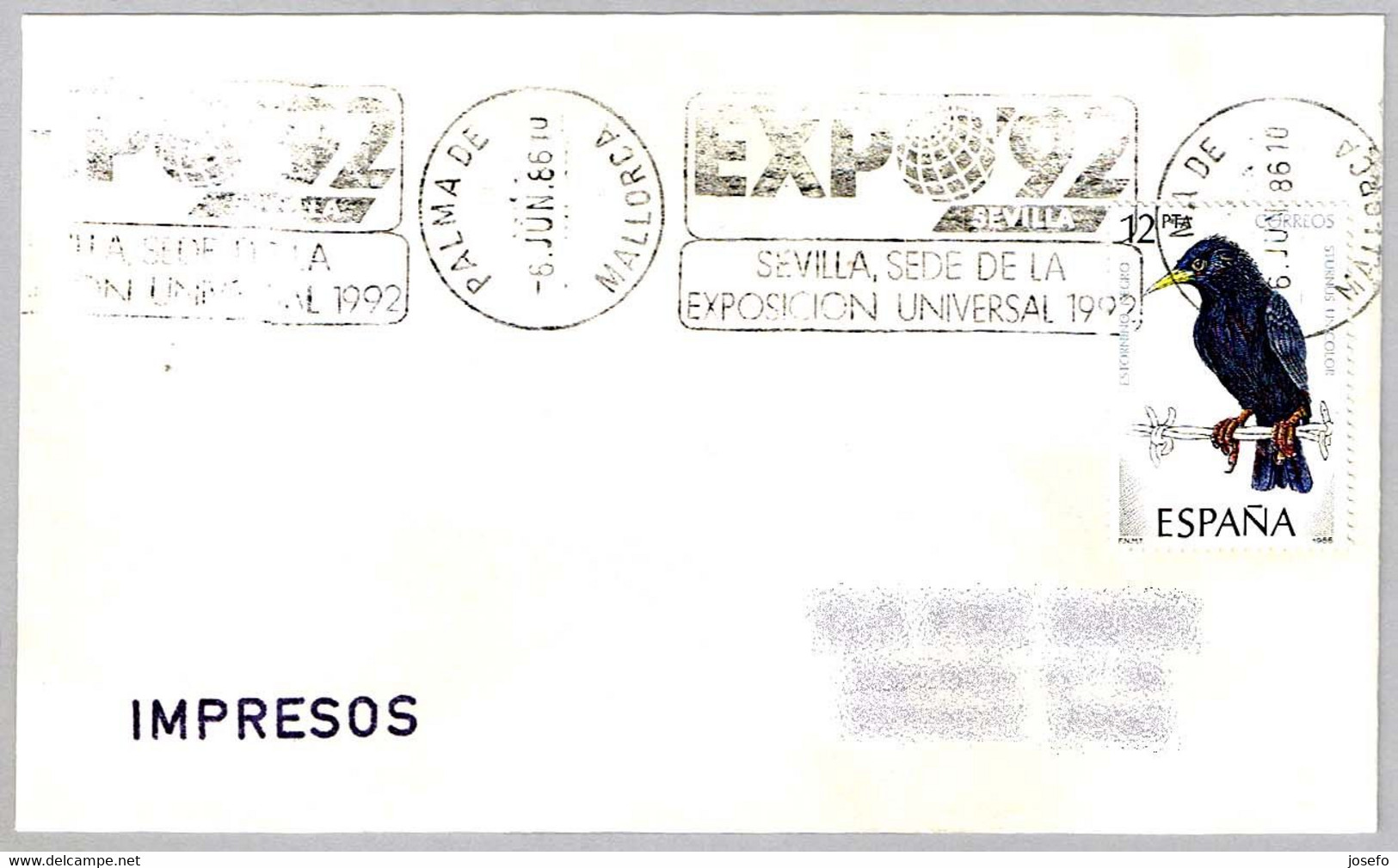 EXPO'92 - SEVILLA. Palma De Mallorca, Baleares, 1986 - 1992 – Séville (Espagne)