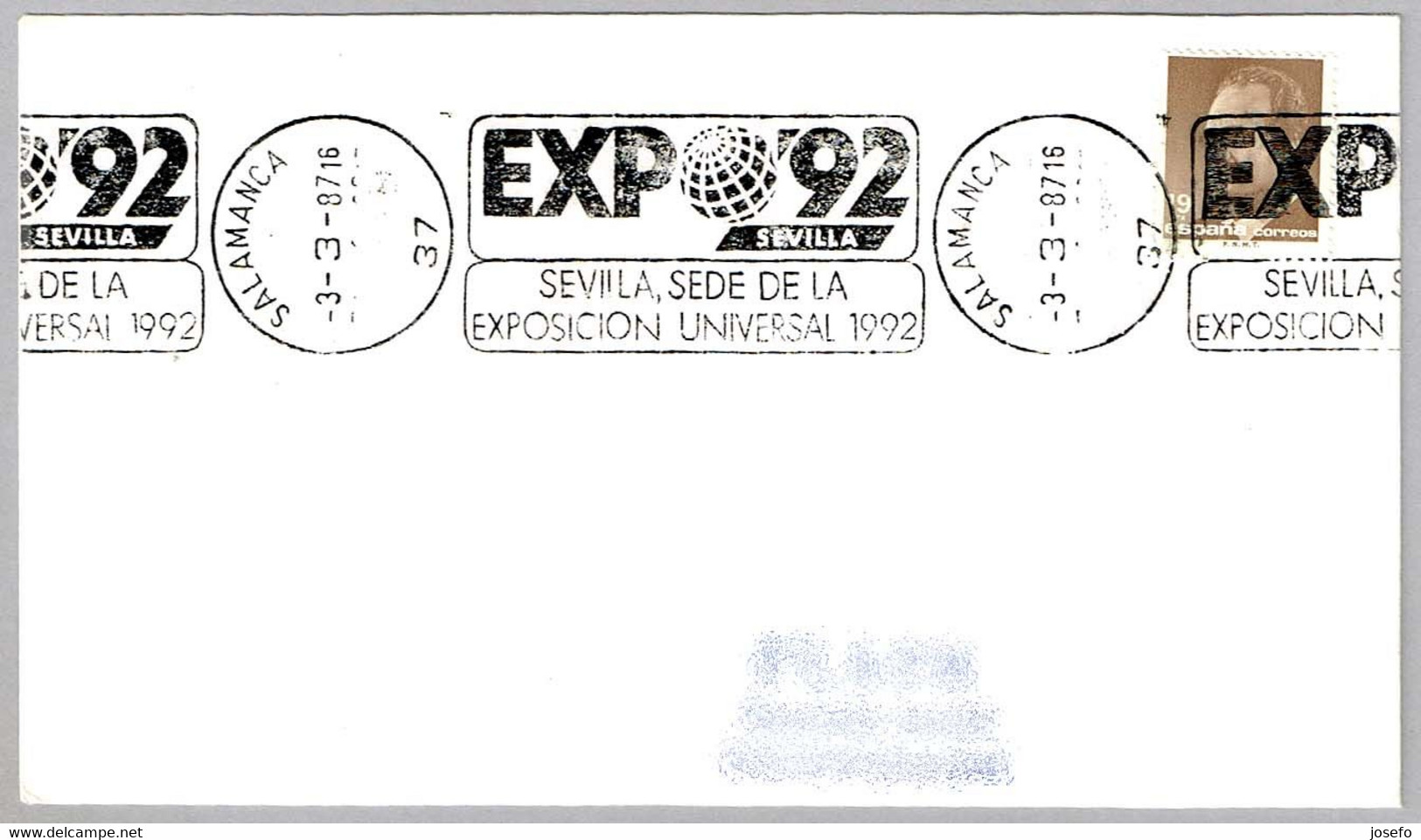 EXPO'92 - SEVILLA. Salamanca 1987 - 1992 – Siviglia (Spagna)