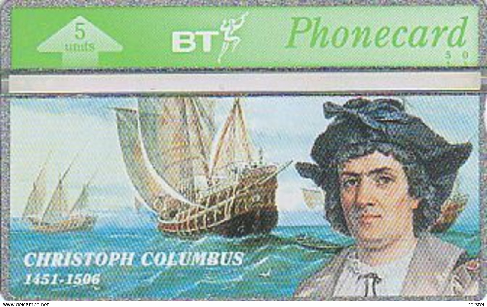 UK Bto 035 Christoph Columbus - Mint - BT Edición Extranjera