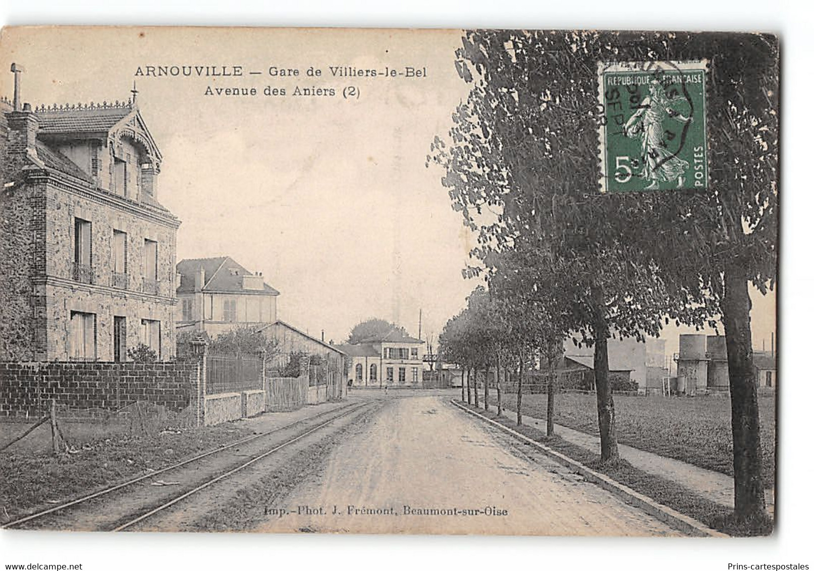 CPA 95 Arnouville Gare De Villiers Le Bel Avenue Des Aniers - Arnouville Les Gonesses