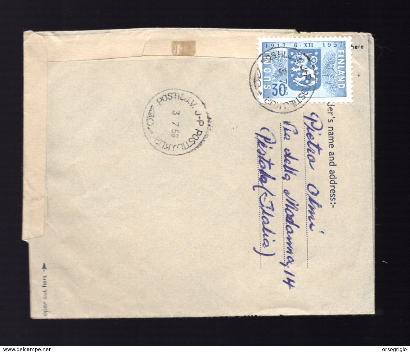 GRAN BRETAGNA - OLYMPIC GAMES - BIGLIETTO POSTALE  -  AIR LETTER    Viaggiato - Summer 1948: London