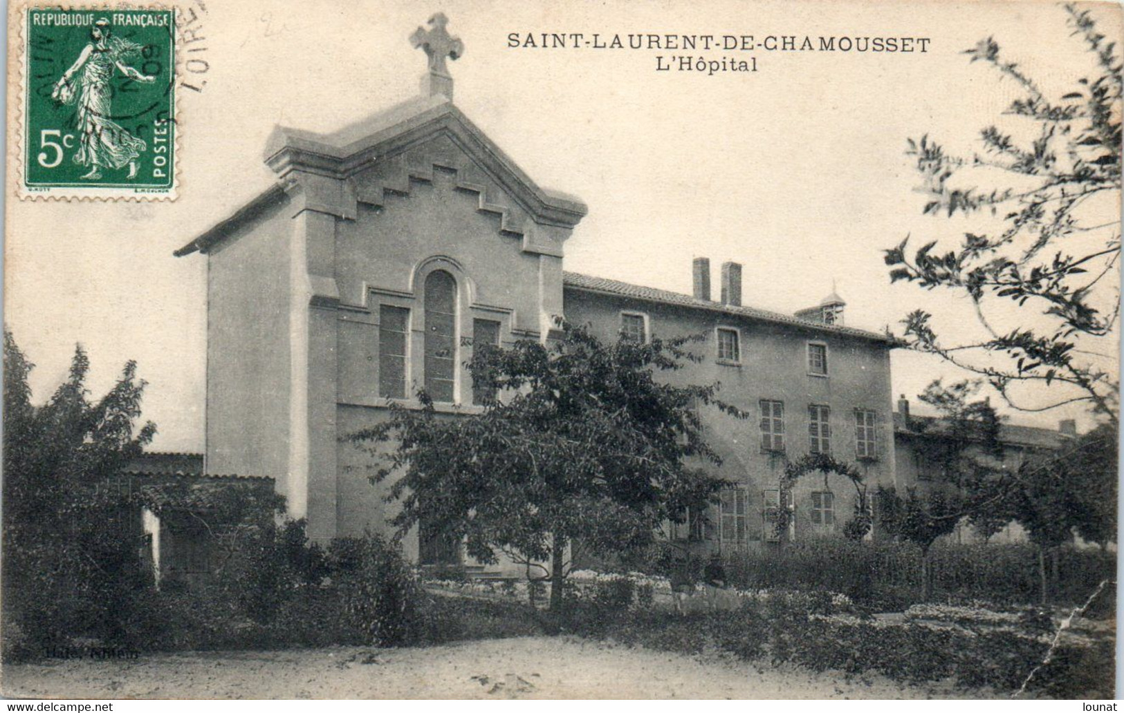 69 Saint Laurent De Chamousset - L'Hôpital (pli Coin ) - Saint-Laurent-de-Chamousset