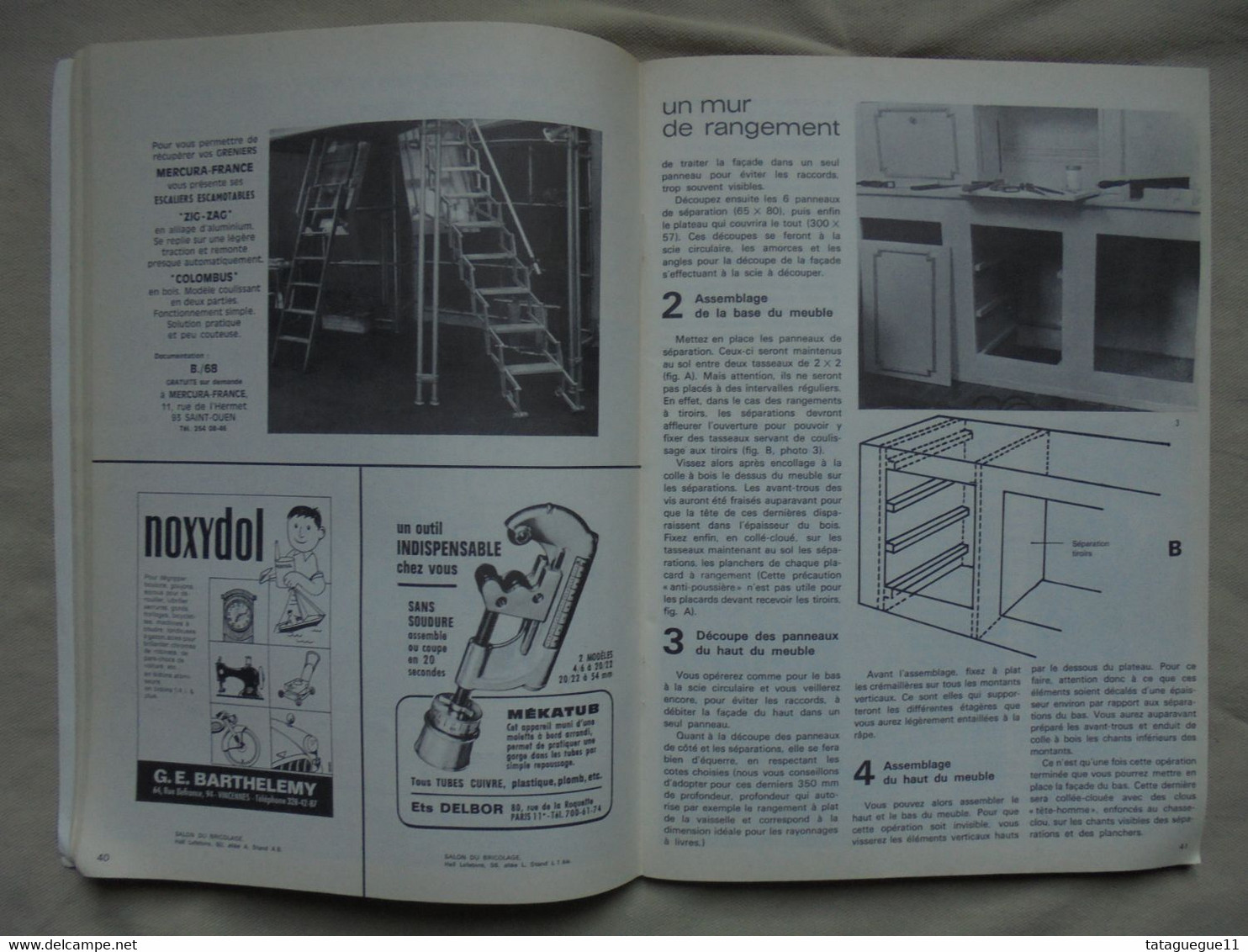 Ancien - Revue Bricolage Dans La Maison Et Le Jardin N° 28 Novembre 1968 - House & Decoration