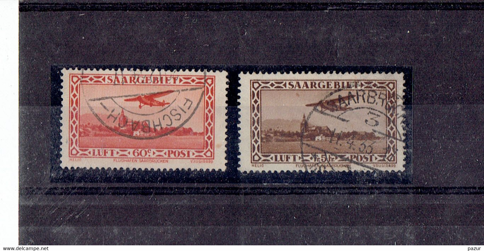 TP SARRE - PA N°3/4 - OB - 1932 - Luftpost