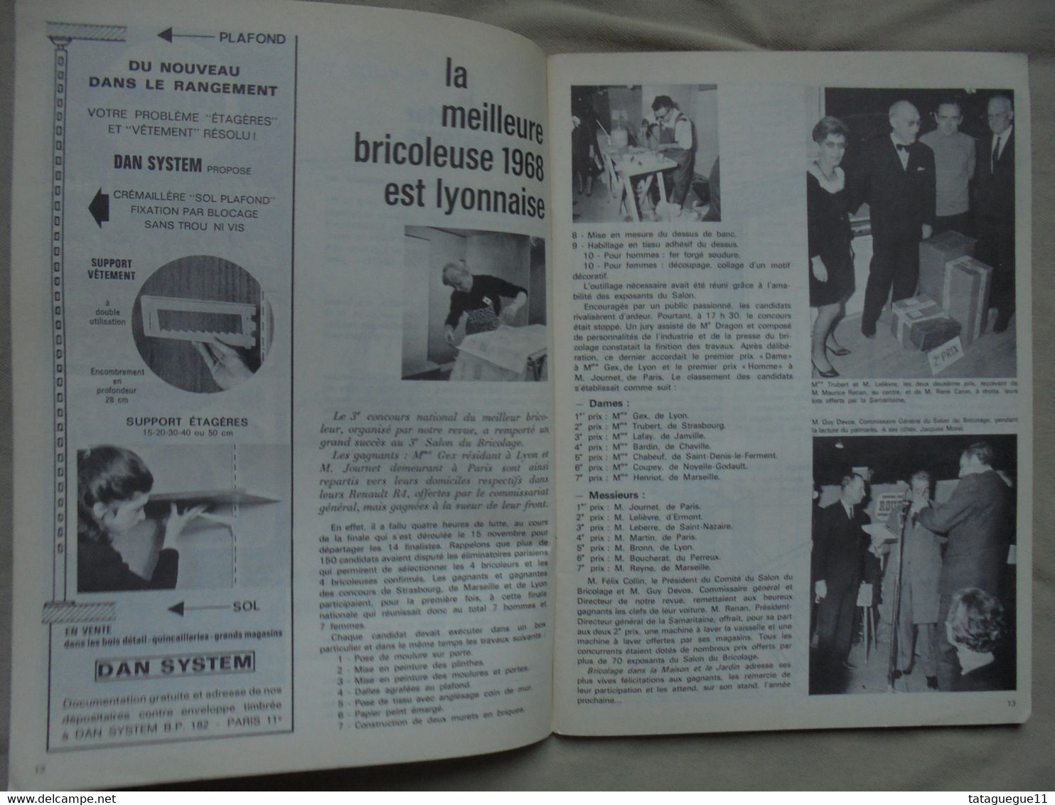 Ancien - Revue Bricolage Dans La Maison Et Le Jardin N° 30 Janvier 1969 - Maison & Décoration
