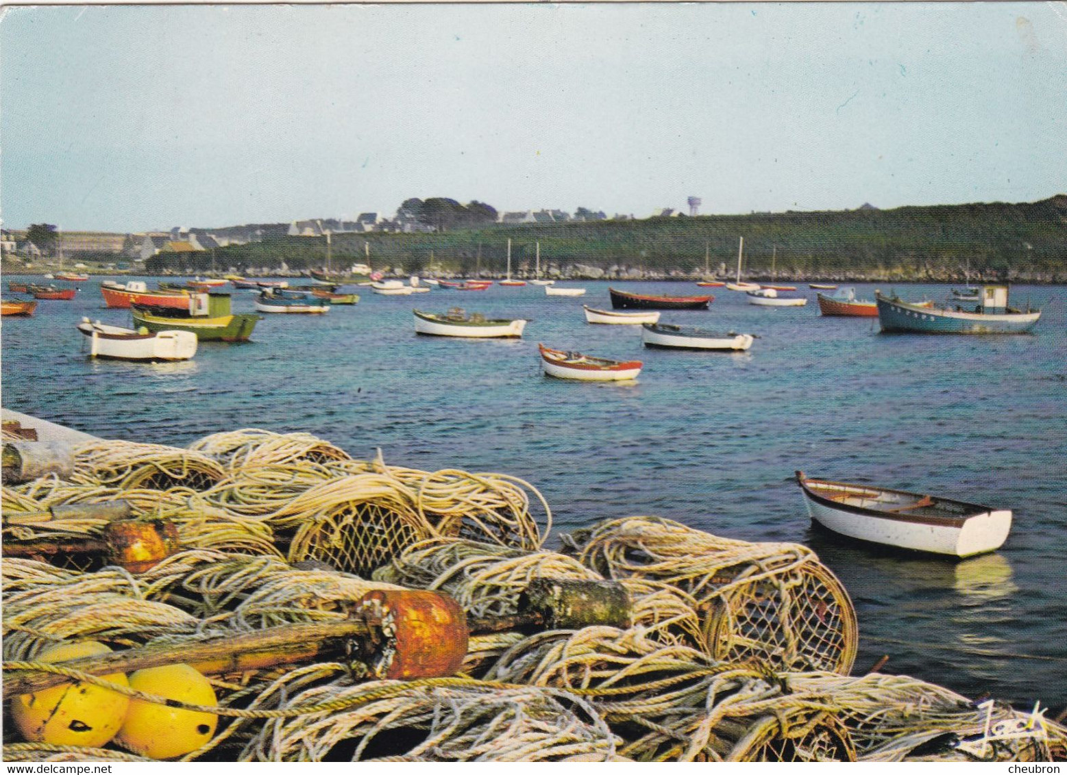 29. KERSAINT. RARETE. LE PORT . ANNÉE 1974 + TEXTE - Kersaint-Plabennec