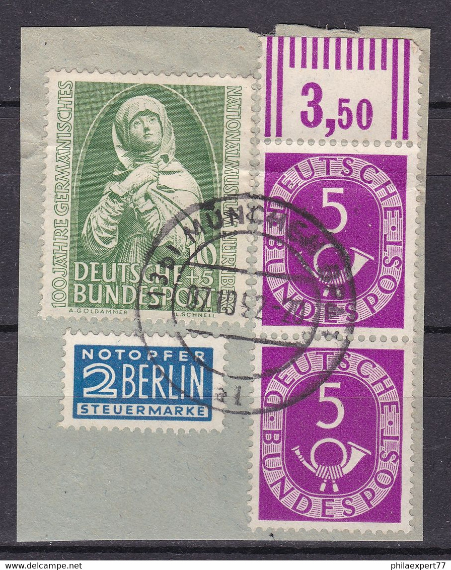 BRD - 1952 - Michel Nr. 151 Briefst. Mit Posthorn - Used Stamps