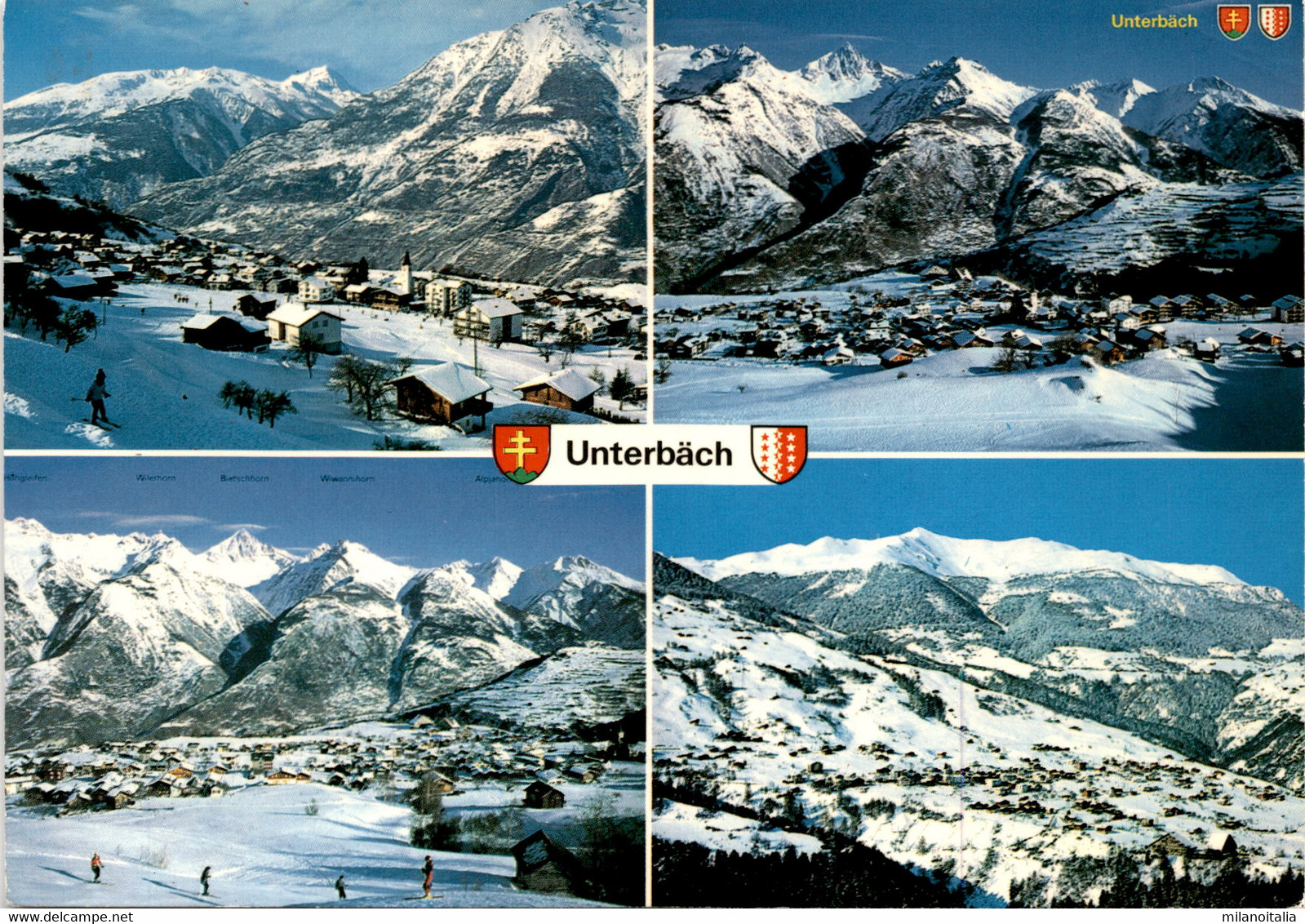 Unterbäch, Wallis - 4 Bilder (46788) * 11. 4. 1983 - Unterbäch