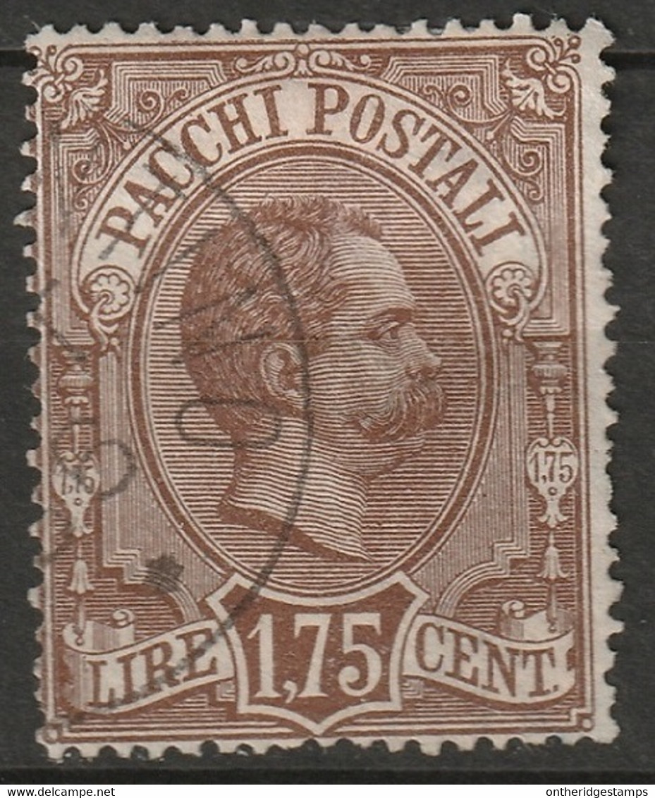Italy 1884 Sc Q6 Sa P6 Parcel Post Used CDS - Postpaketten