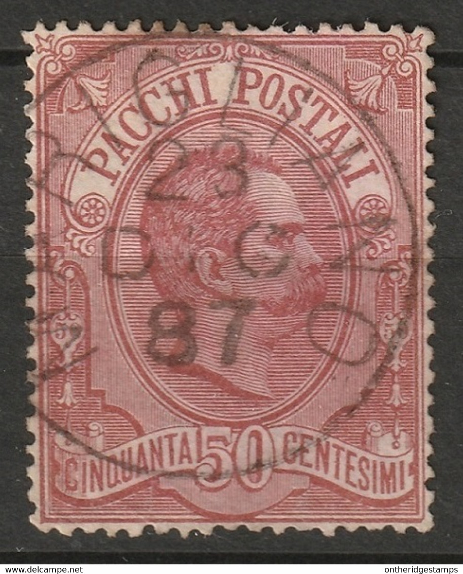 Italy 1884 Sc Q3 Sa P3 Parcel Post Used Marigliano CDS - Colis-postaux