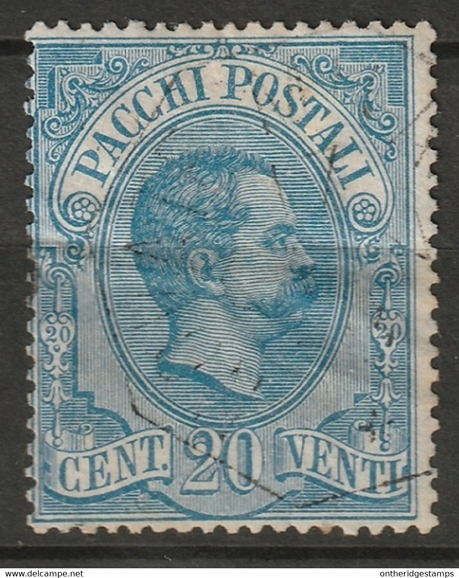 Italy 1884 Sc Q2 Sa P2 Parcel Post Used Creased - Colis-postaux