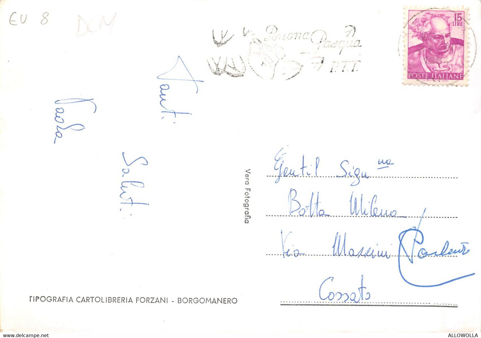 9720"SALUTI DA REVISLATE" 3 VEDUTE-VERA FOTO-CARTOLINA SPEDITA 1964 - Souvenir De...